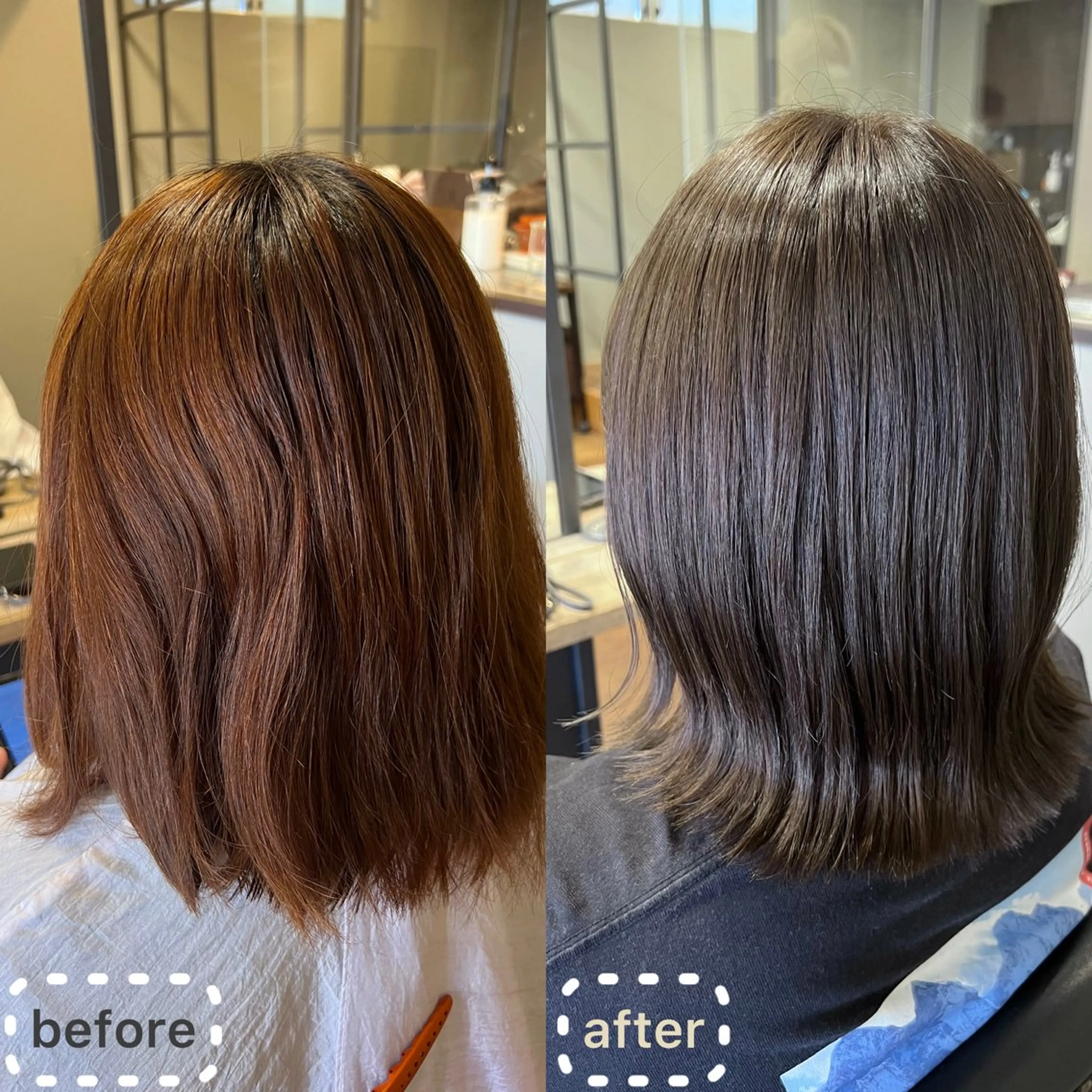 ミディアム 筒井 璃音のヘアスタイル