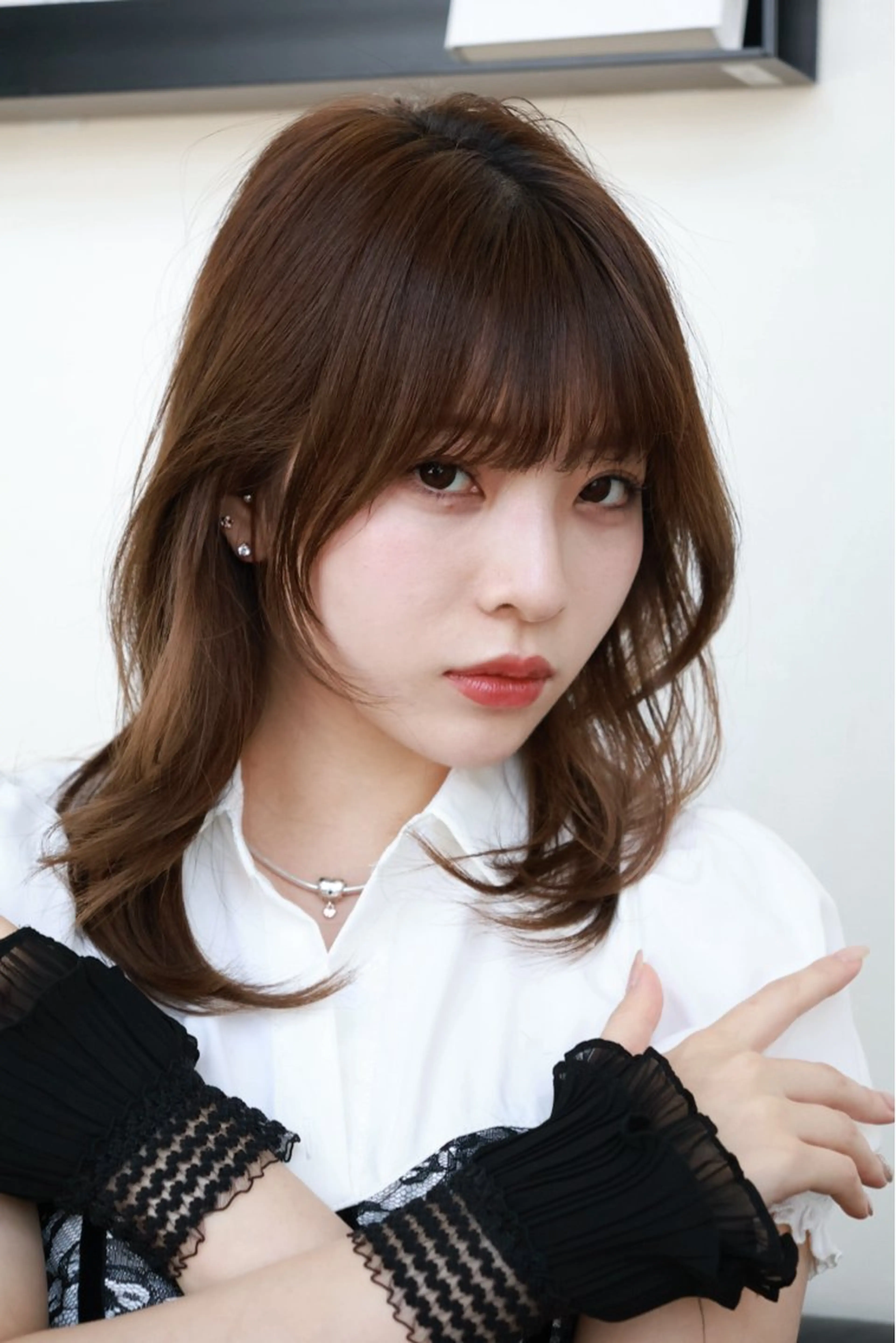 ミディアム 立川🤍韓国ヘア/ レイヤー🇰🇷🖤のヘアスタイル