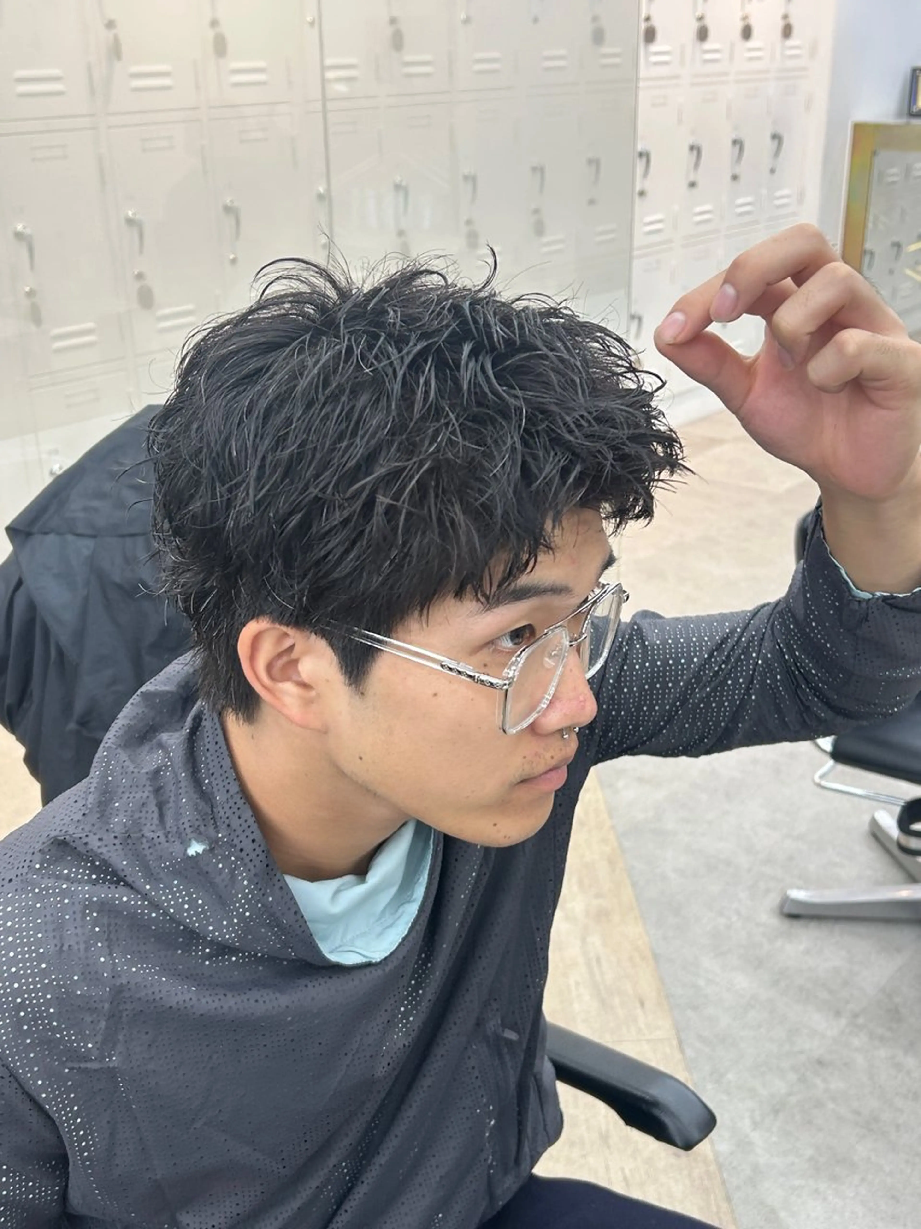 パーマ メンズ メンズパーマ カット パーマ 🌀湯浅禅也🌀 /シャドウパーマ/栄のヘアスタイル