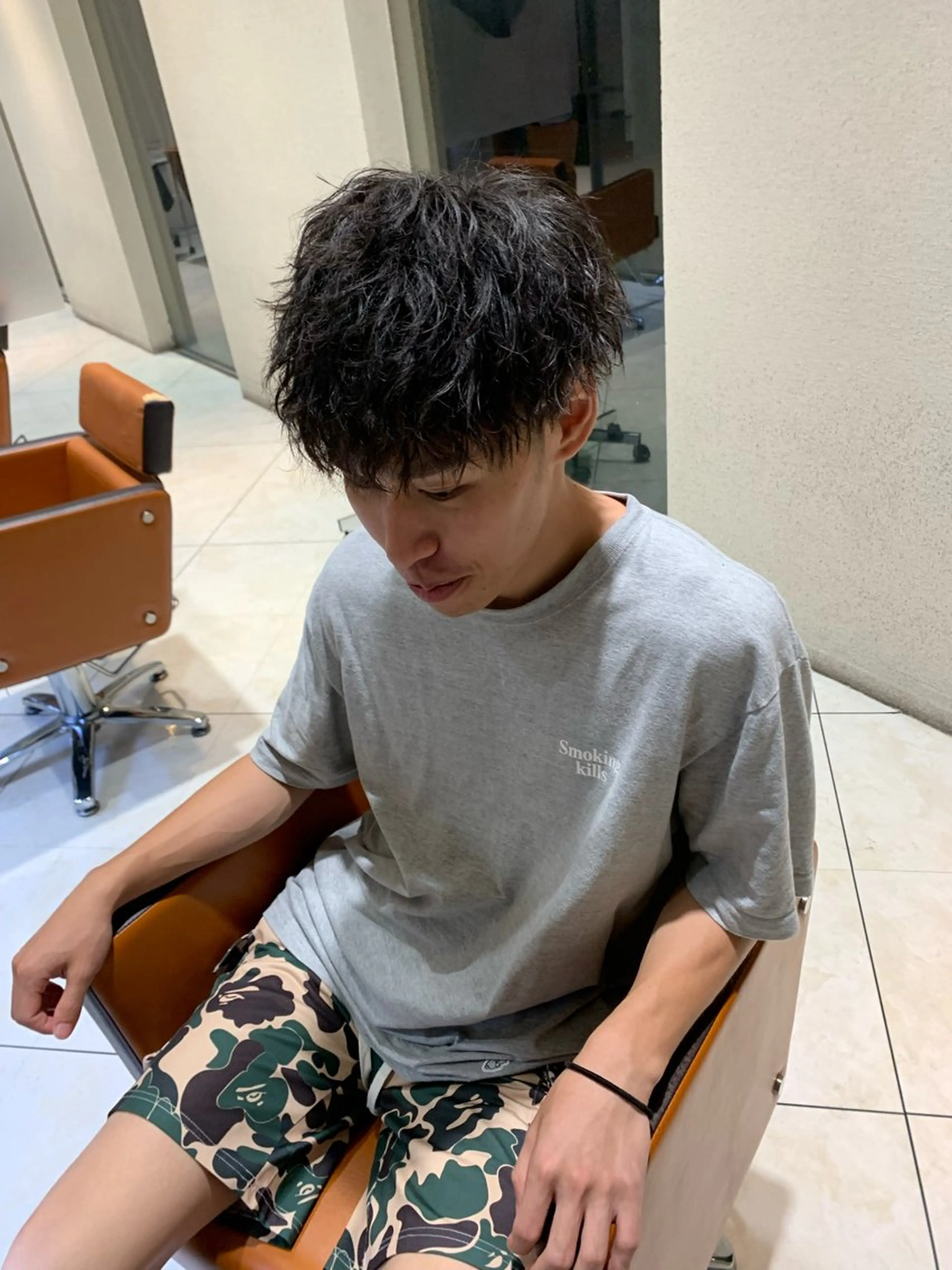 パーマ メンズ メンズパーマ パーマ LA.DONNAADDESSO所属・山中 翔平のヘアスタイル