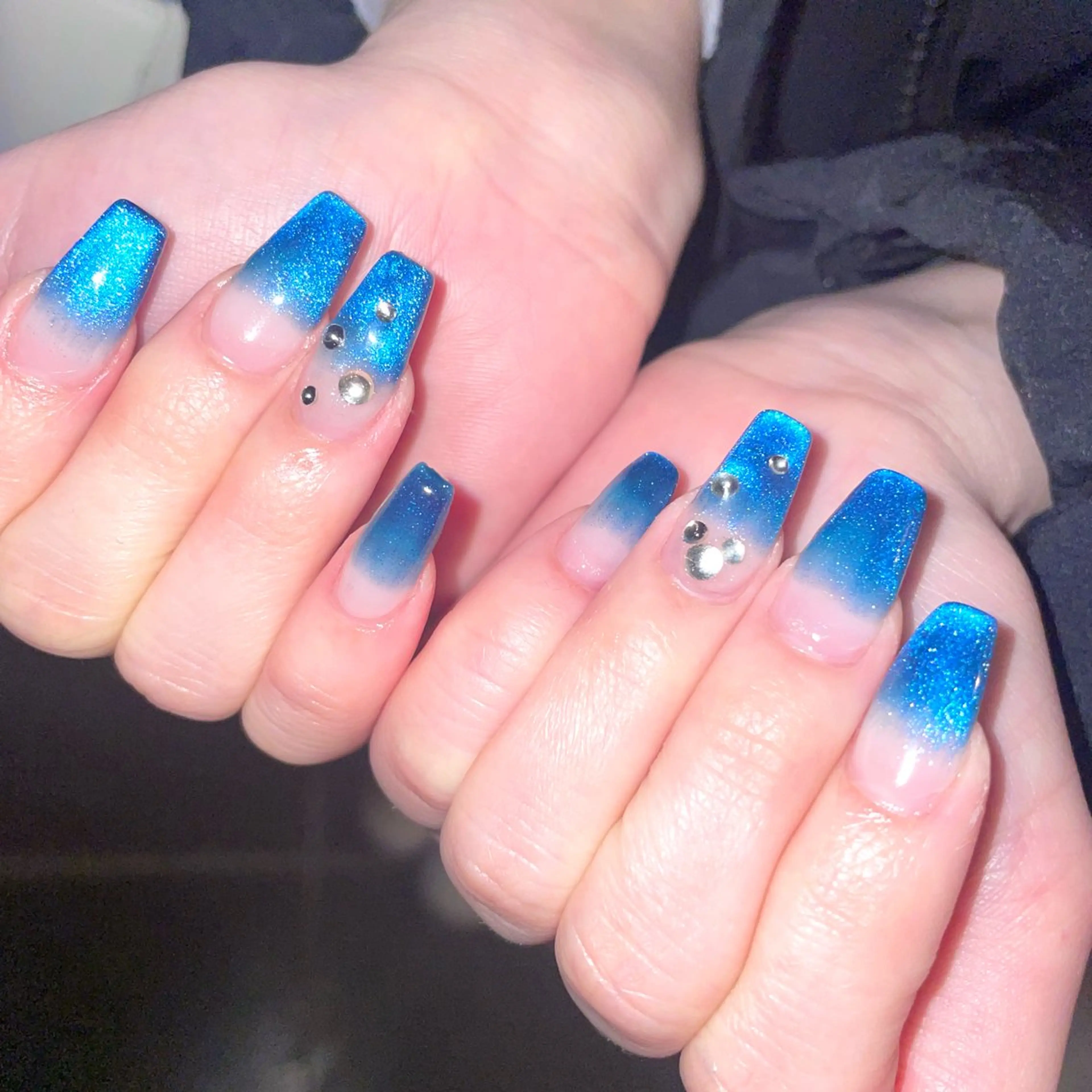 ネイル ジェルネイル マグネットネイル ハンドネイル Nail ヌシん家 AKANEのネイルデザイン