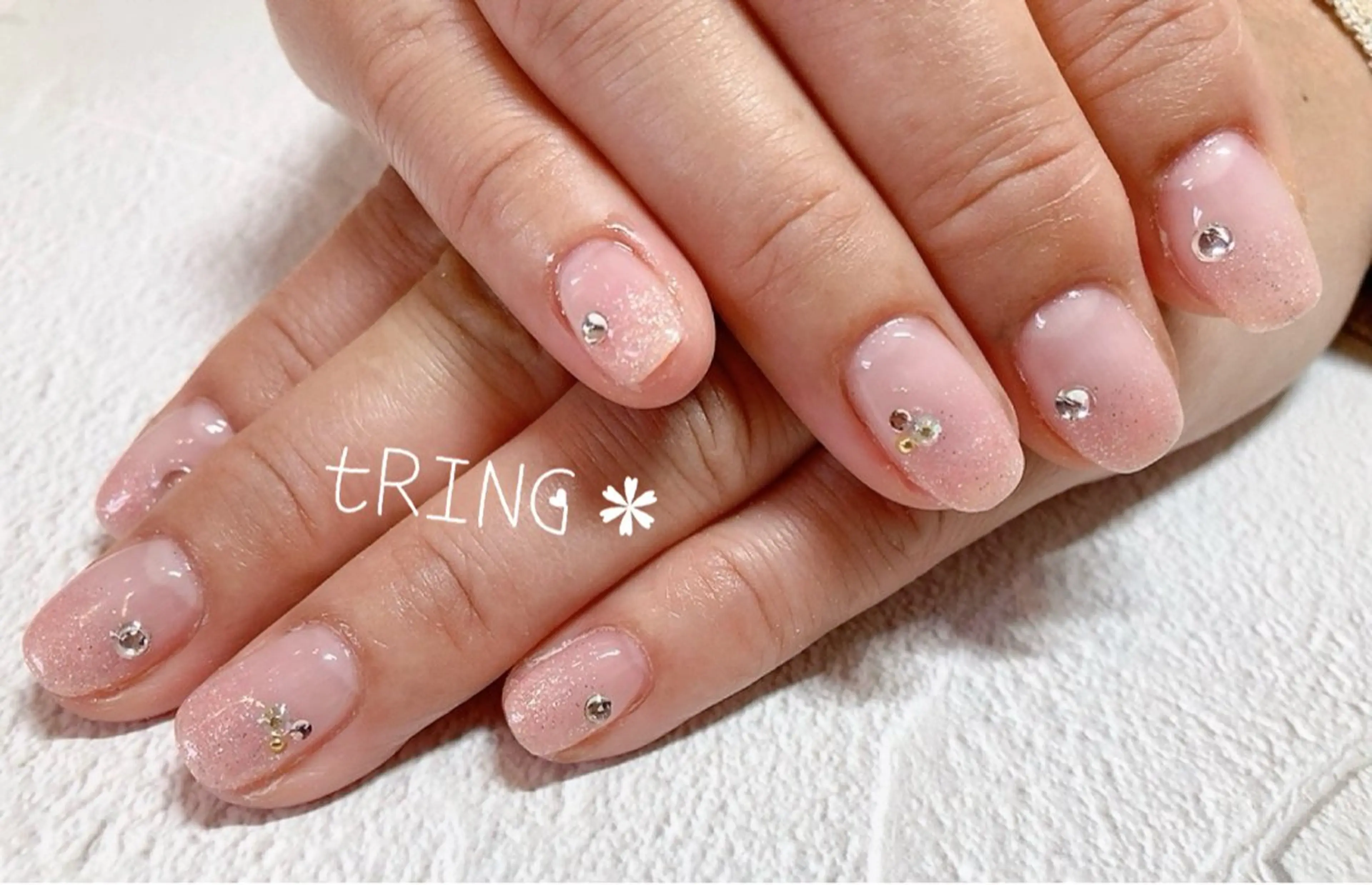 ネイル ハンドネイル tRING＊ しいの木台のネイルデザイン