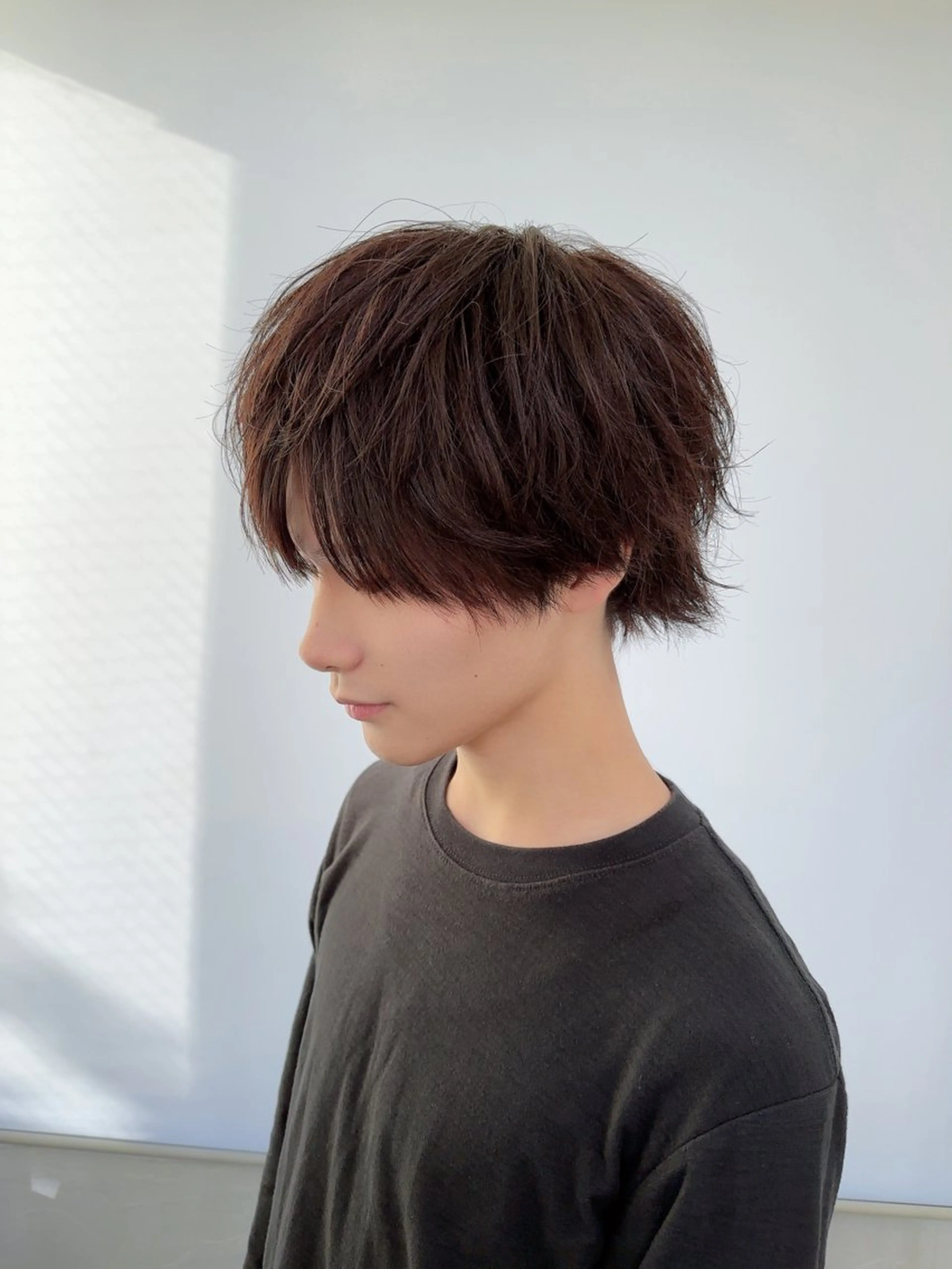 ショート カラー メンズ ウルフカット指名 No. 1橘しゅうとのヘアスタイル