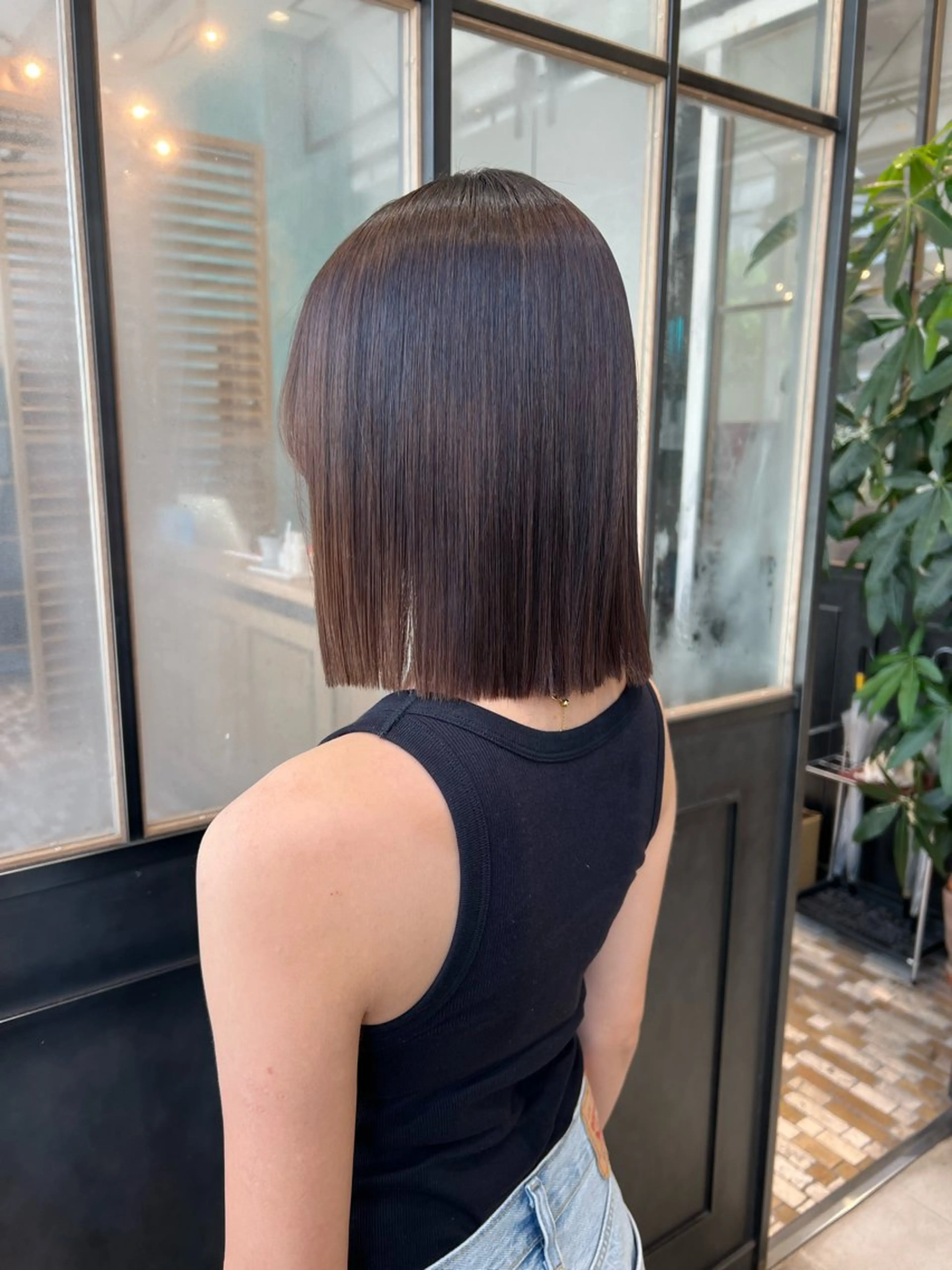 ミディアム パーマ 髪質改善 ストレートパーマ カット 縮毛矯正 🫧Ai/ ロロネー森ノ宮💖のヘアスタイル