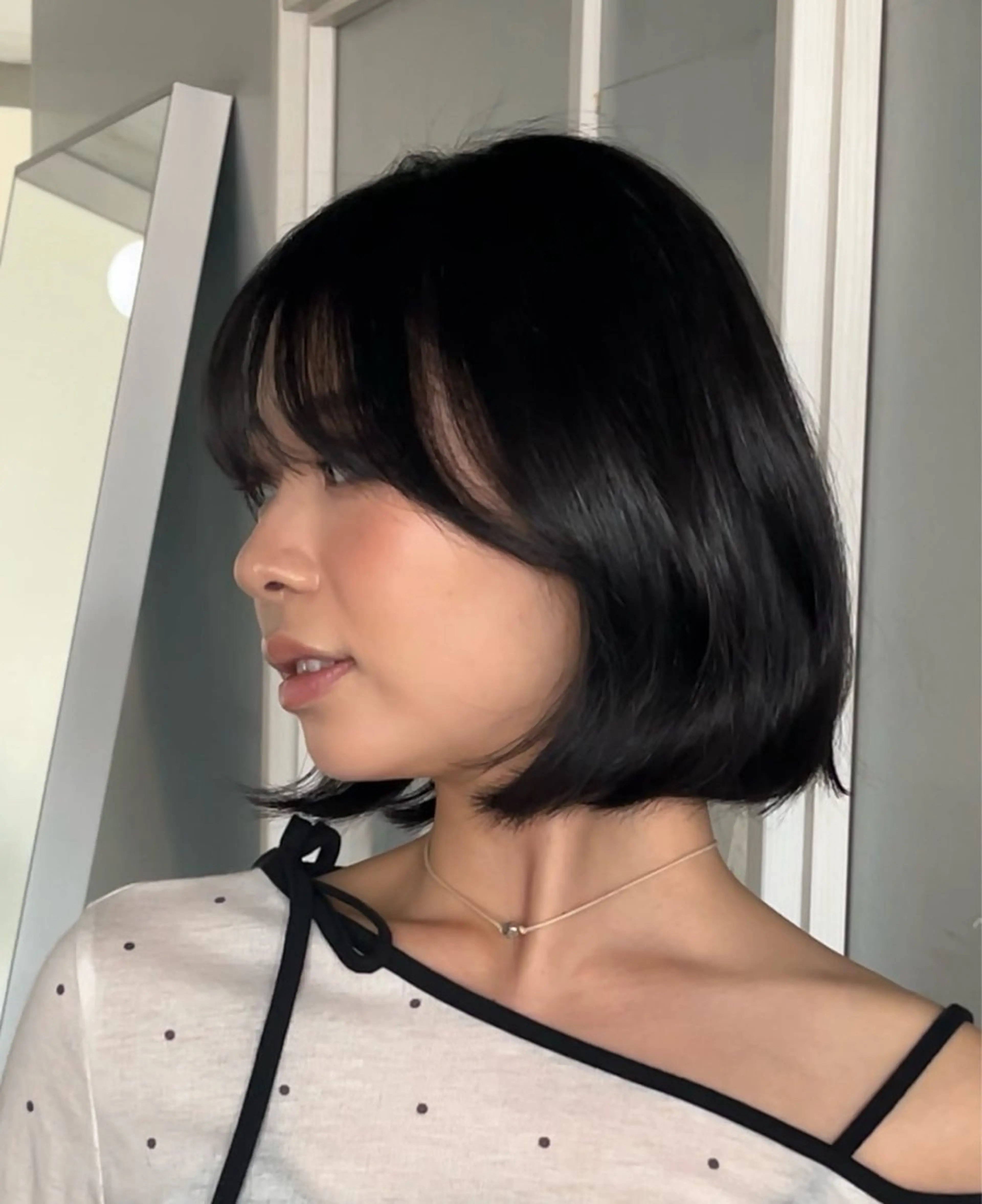 ショート ボブ タンバルモリ 韓国風ヘア カット 韓国ボブ/ハッシュ カットKIRAのヘアスタイル