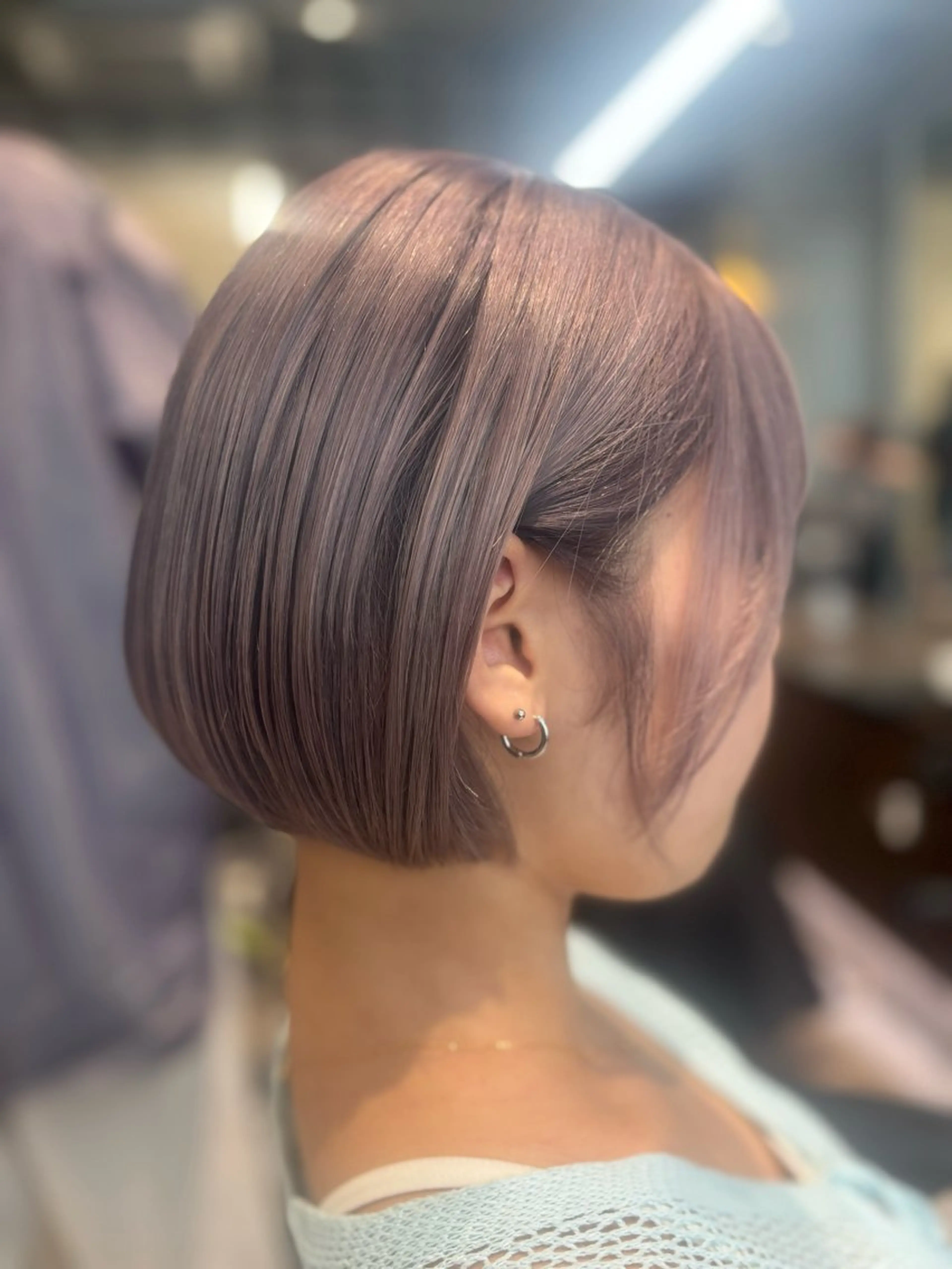 ショート カラー 植田 能生のヘアスタイル