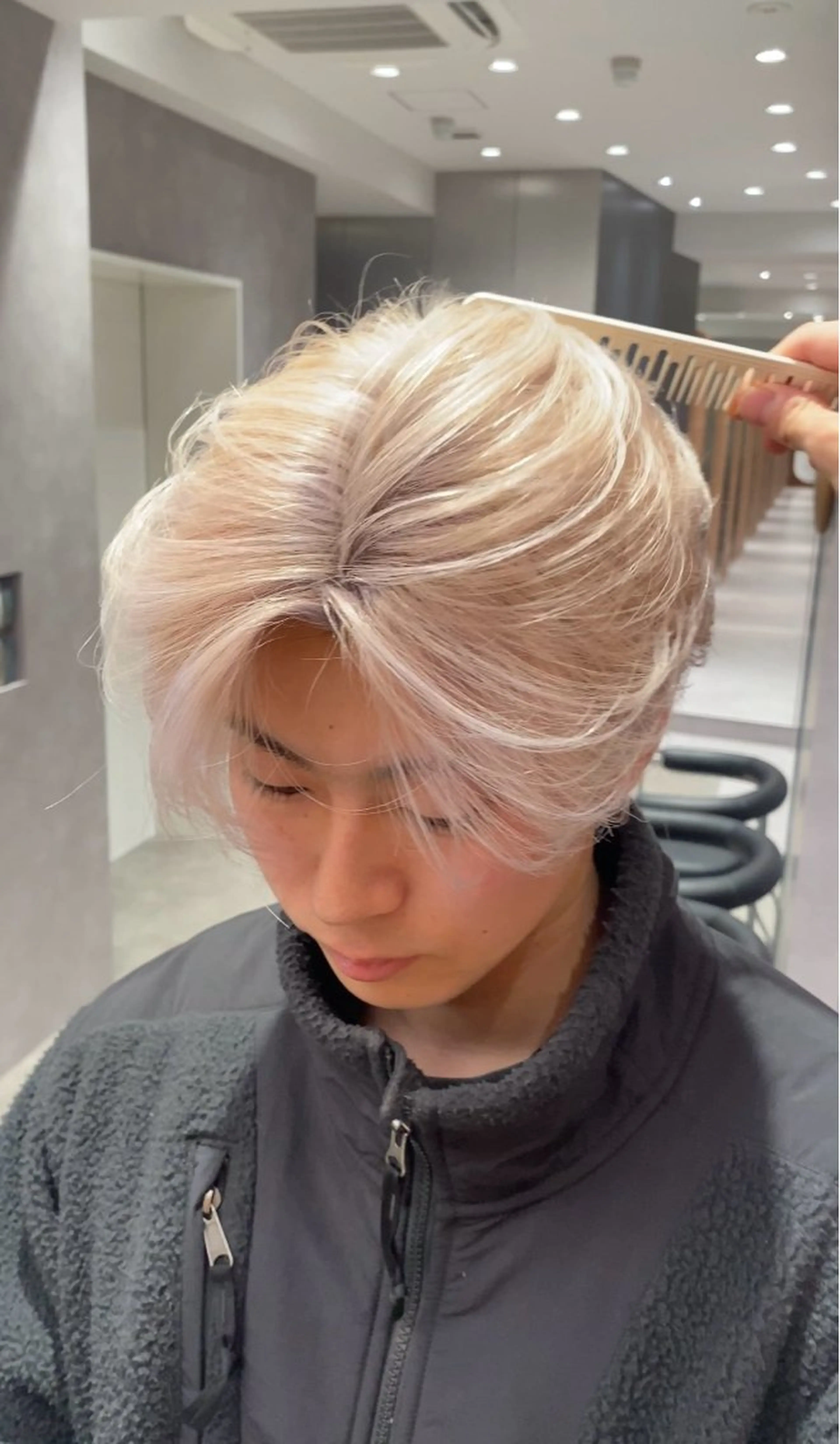 ショート ヘアカラー 💎ブリーチ/パーマ /新宿/モリオのヘアスタイル