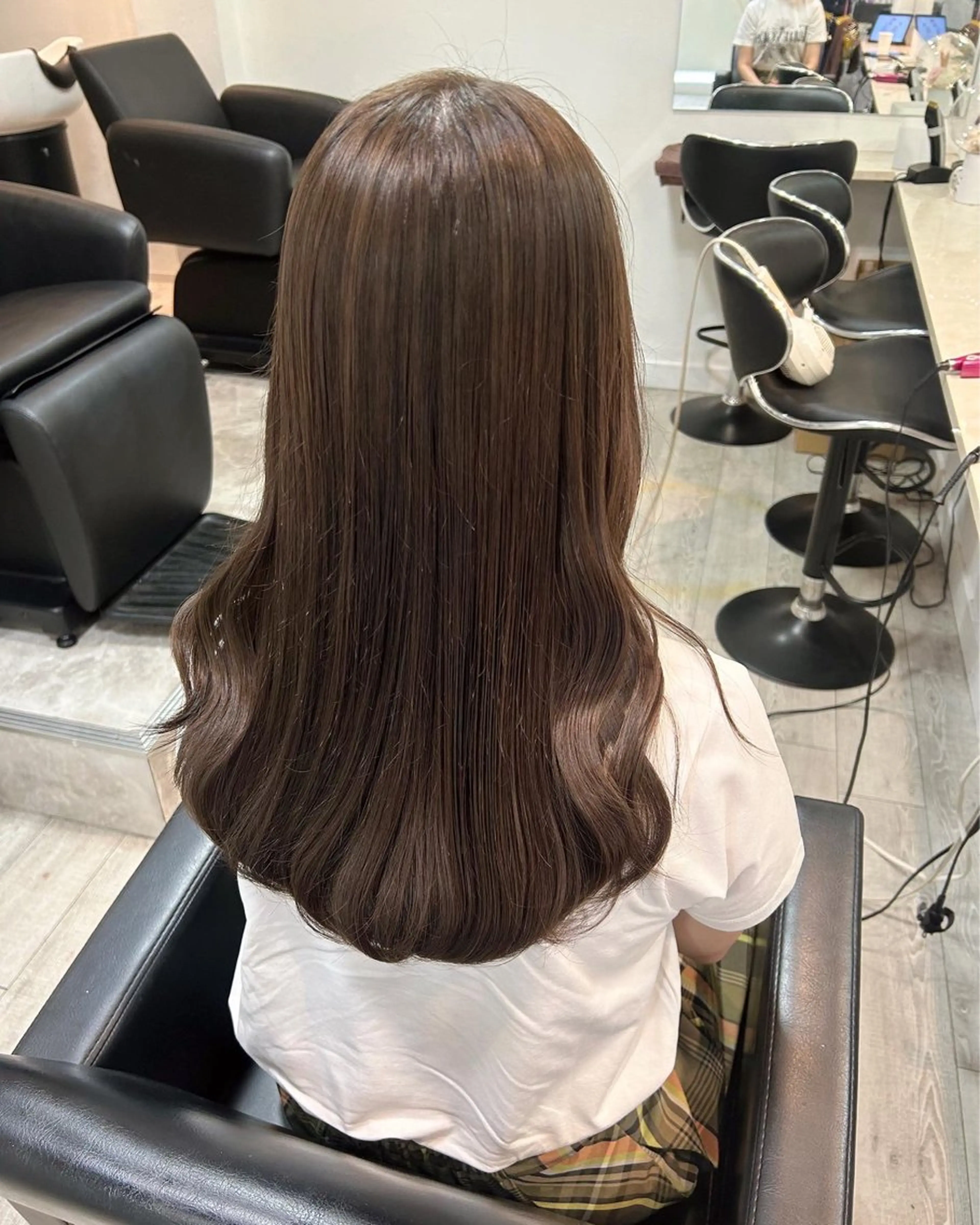 ロング カラー ヘアアレンジ ヘアカラー トリートメント 代表🎀 ふわモテ愛 され髪🩷yumiのヘアスタイル