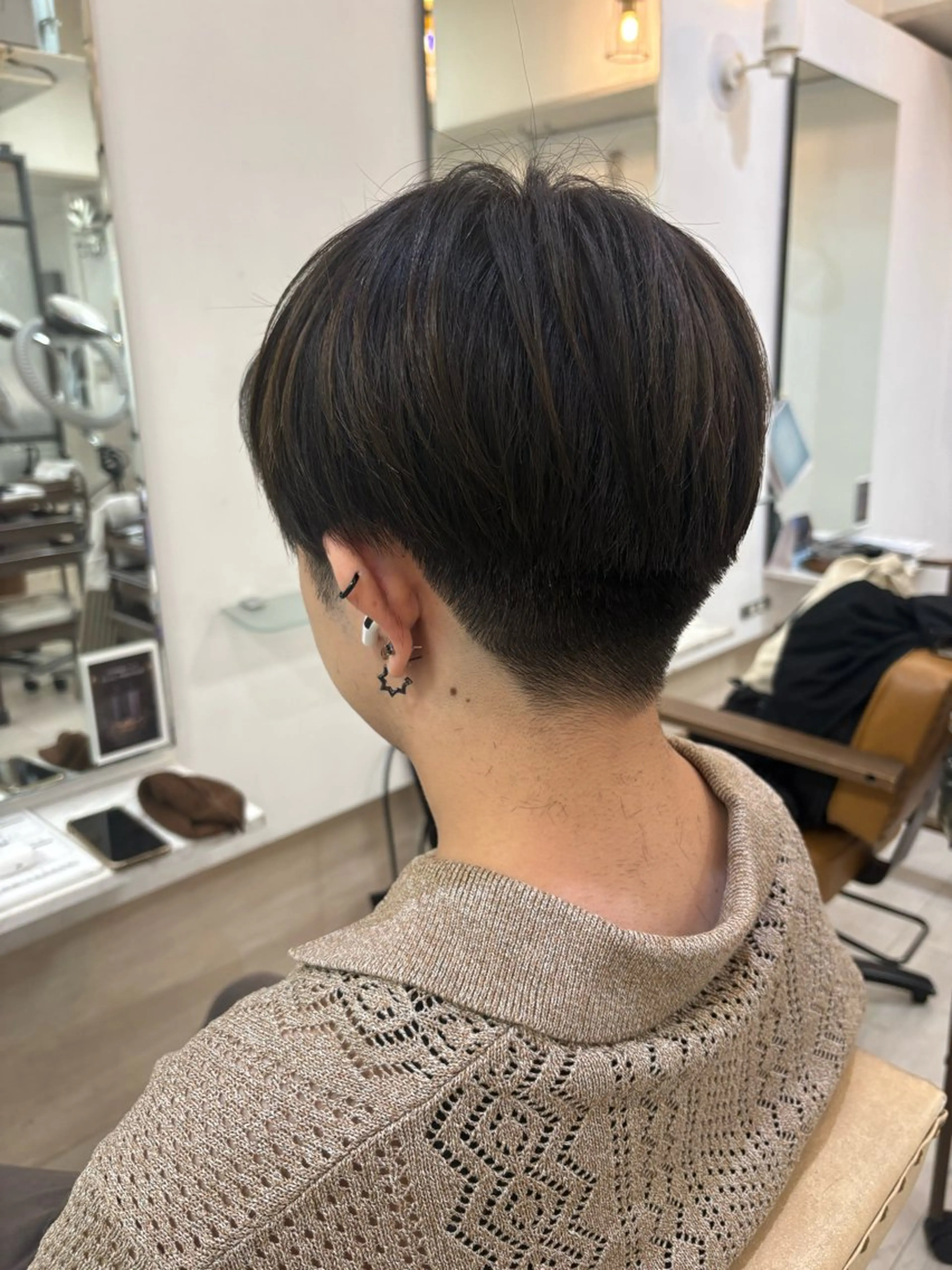 メンズ 栗田 優月のヘアスタイル