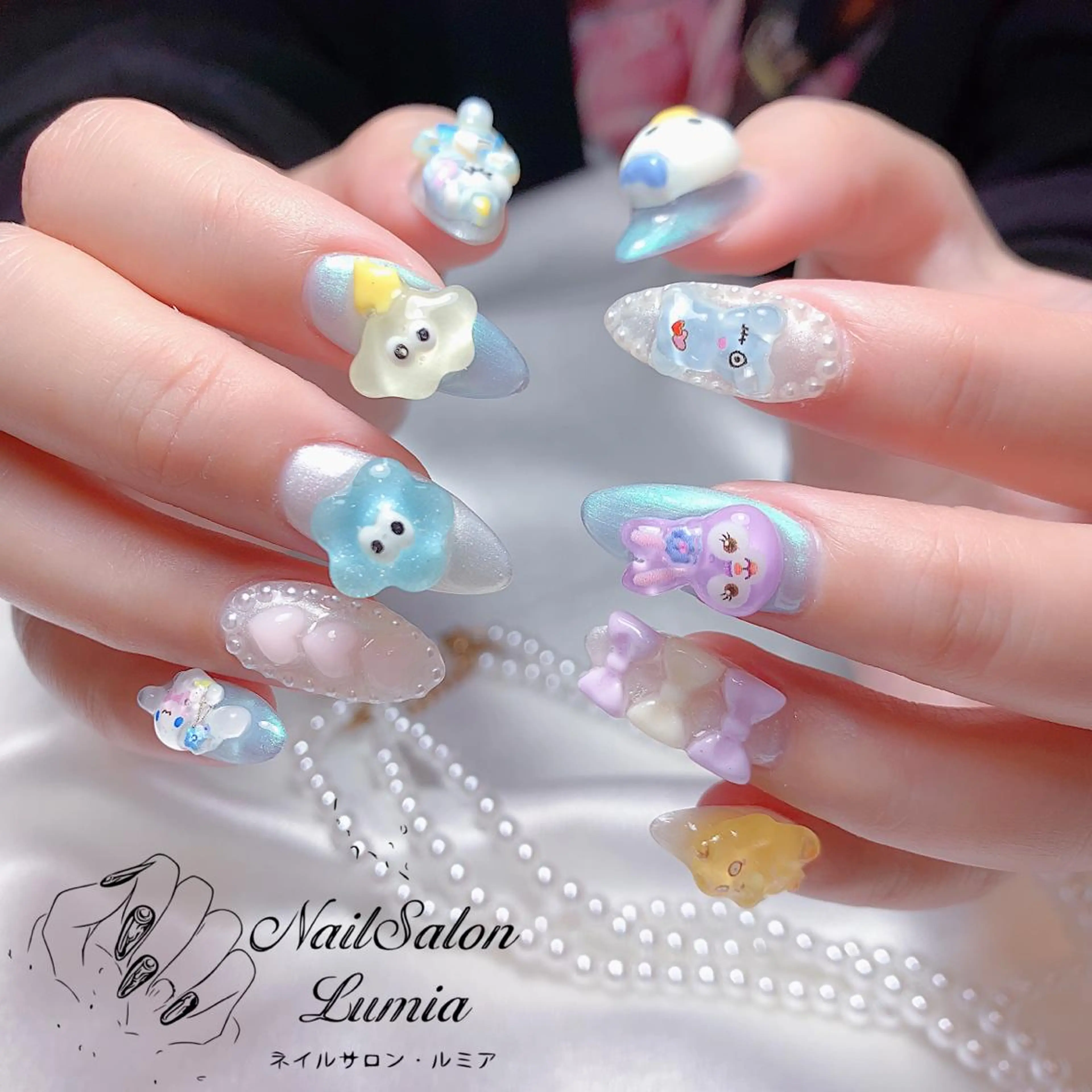 ネイル ハンドネイル ネイルサロン ルミア Lumia 店長のネイルデザイン