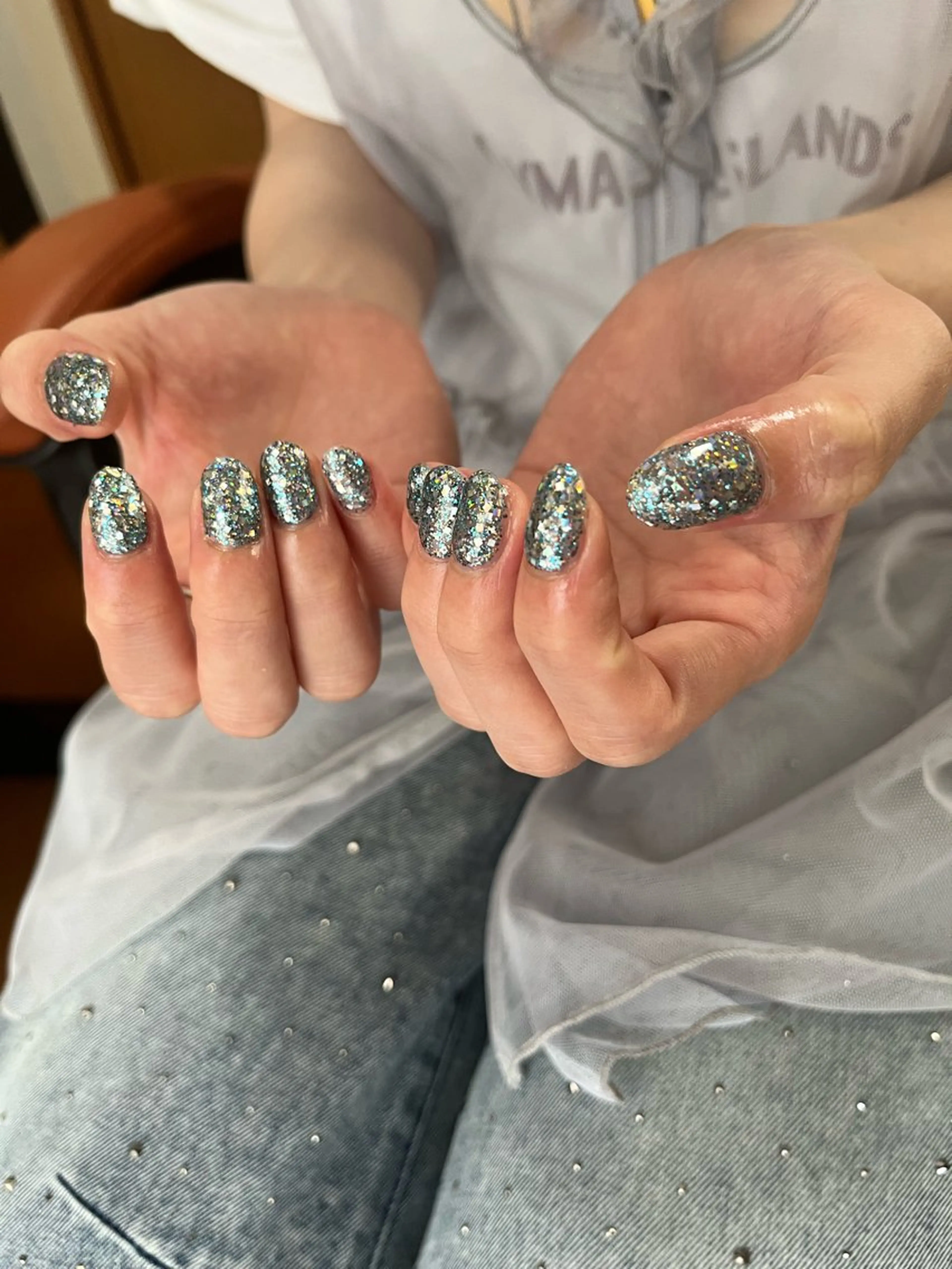 ネイル ラメ(グリッター) tsumeya かわいく長持ちネイルのネイルデザイン