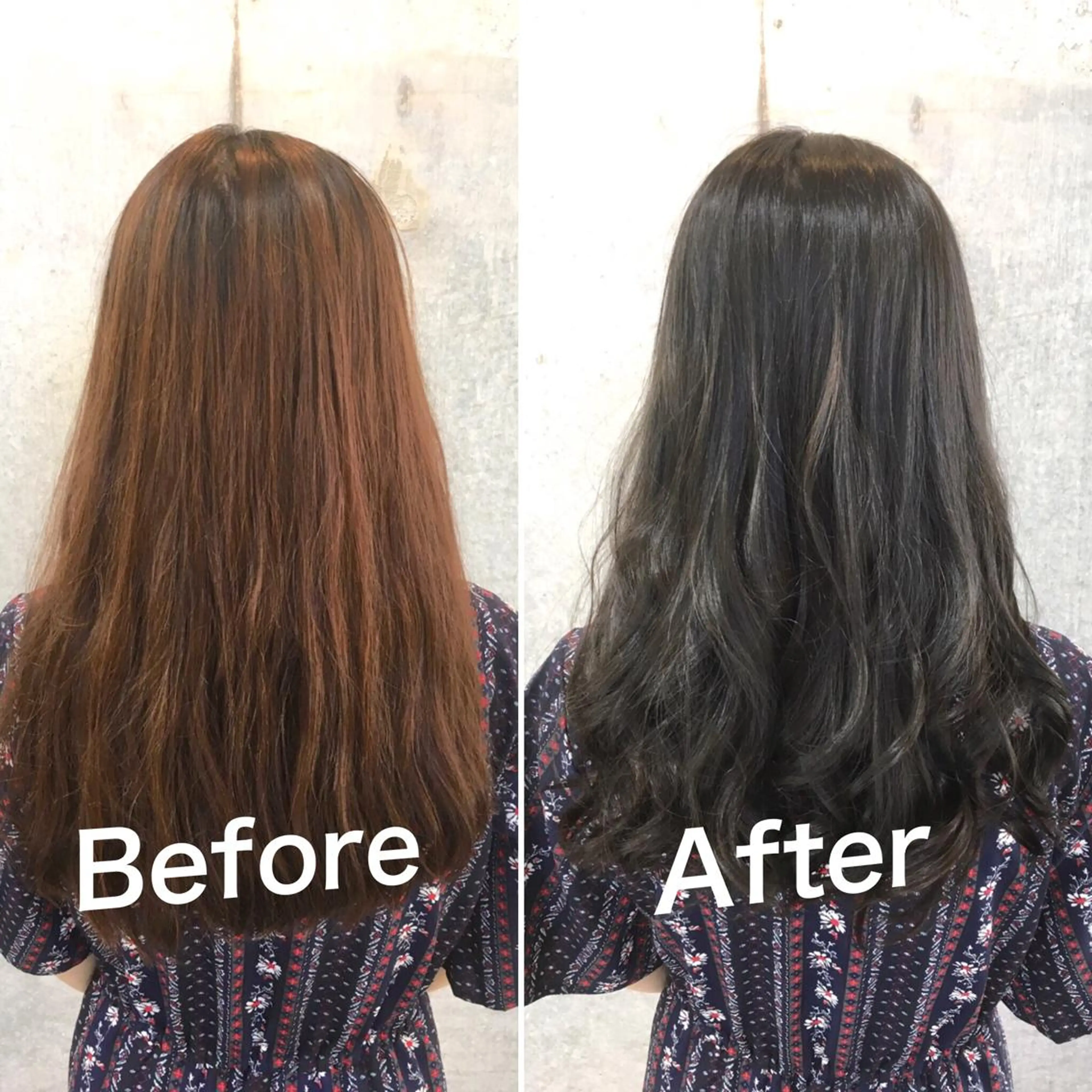 カラー アディクシーカラー オレンジ カット トリートメント 佐瀬竜矢PRIMAL /portのヘアスタイル