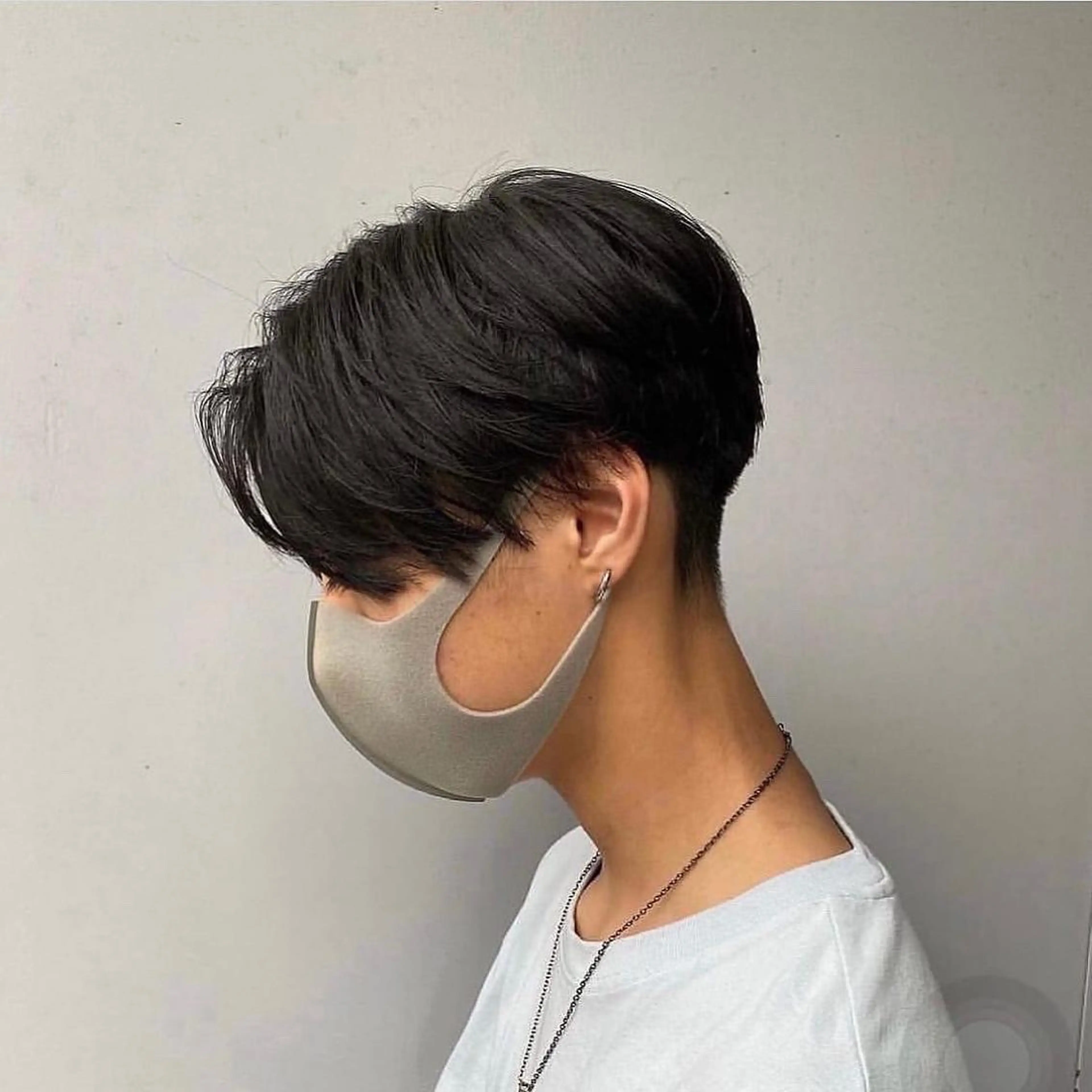 ショート カラー パーマ メンズ カット パーマ トリートメント ヘッドスパ ヘアセット ベージュカラー💖 やすひろのヘアスタイル