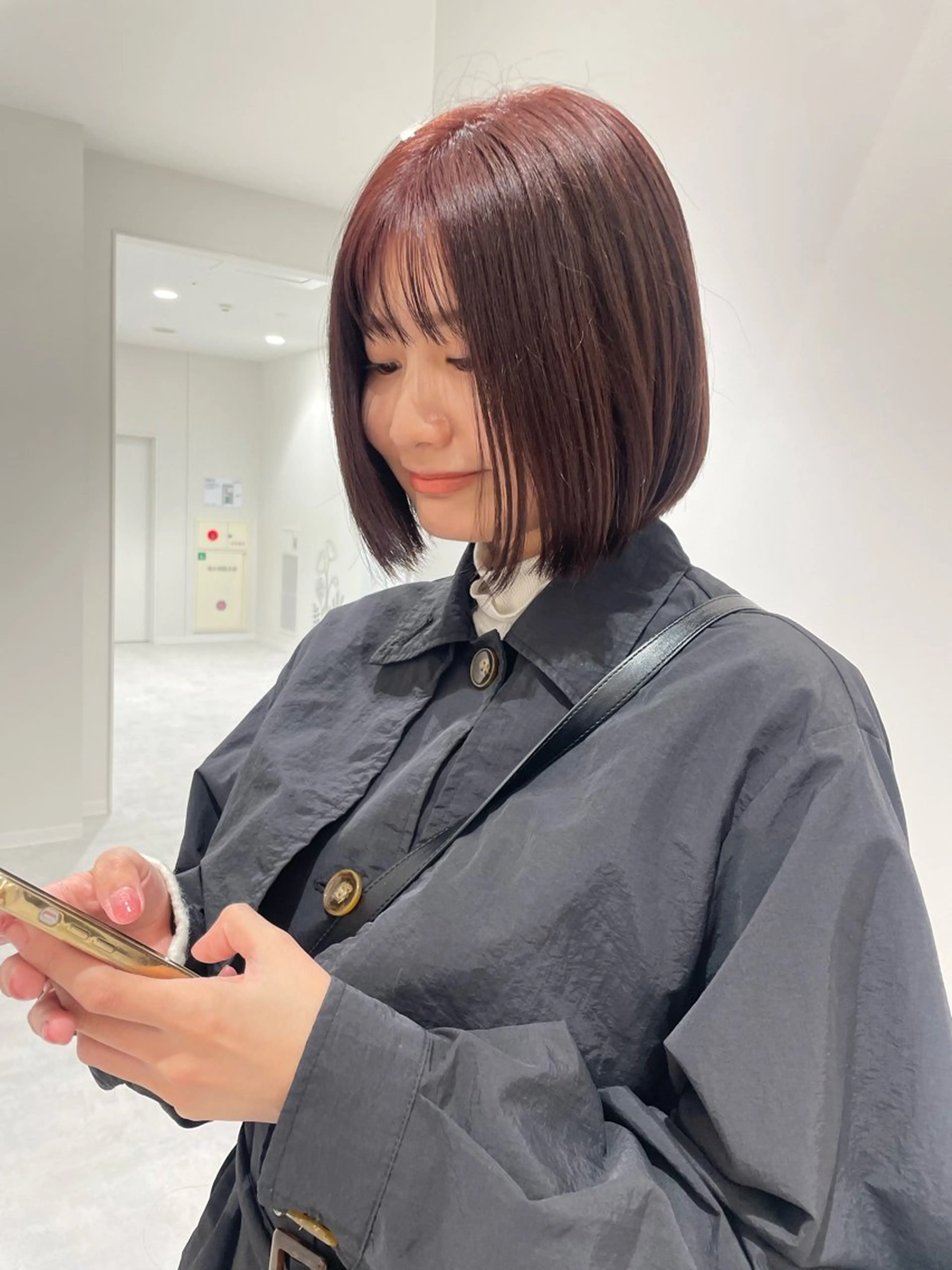 ショート カラー ヘアアレンジ ブリーチ ブリーチなしカラー ピンクカラー iena渋谷 /ゆーこのマツエク・マツパデザイン