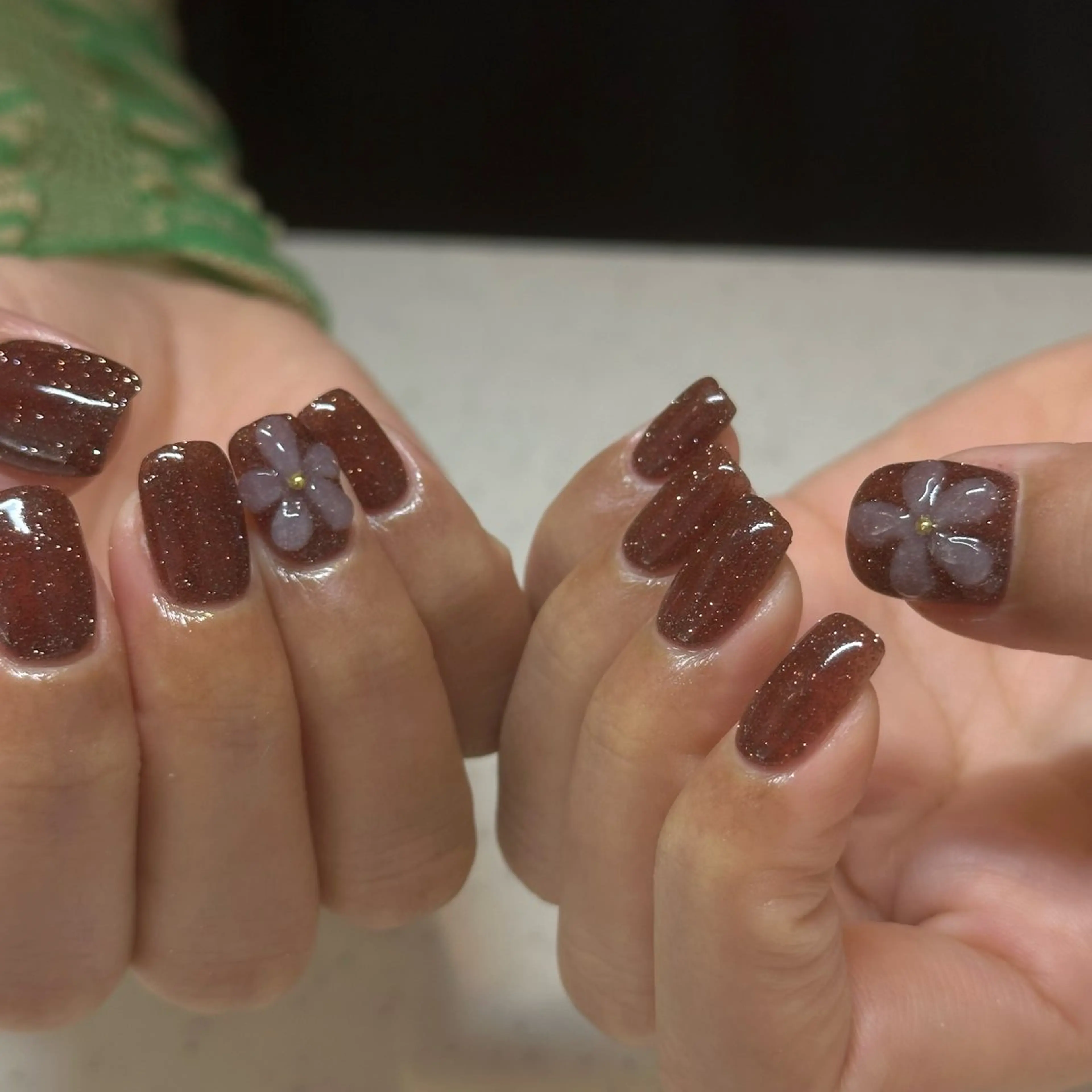 ネイル ぷっくりネイル ハンドネイル NINE_ SAKIのネイルデザイン