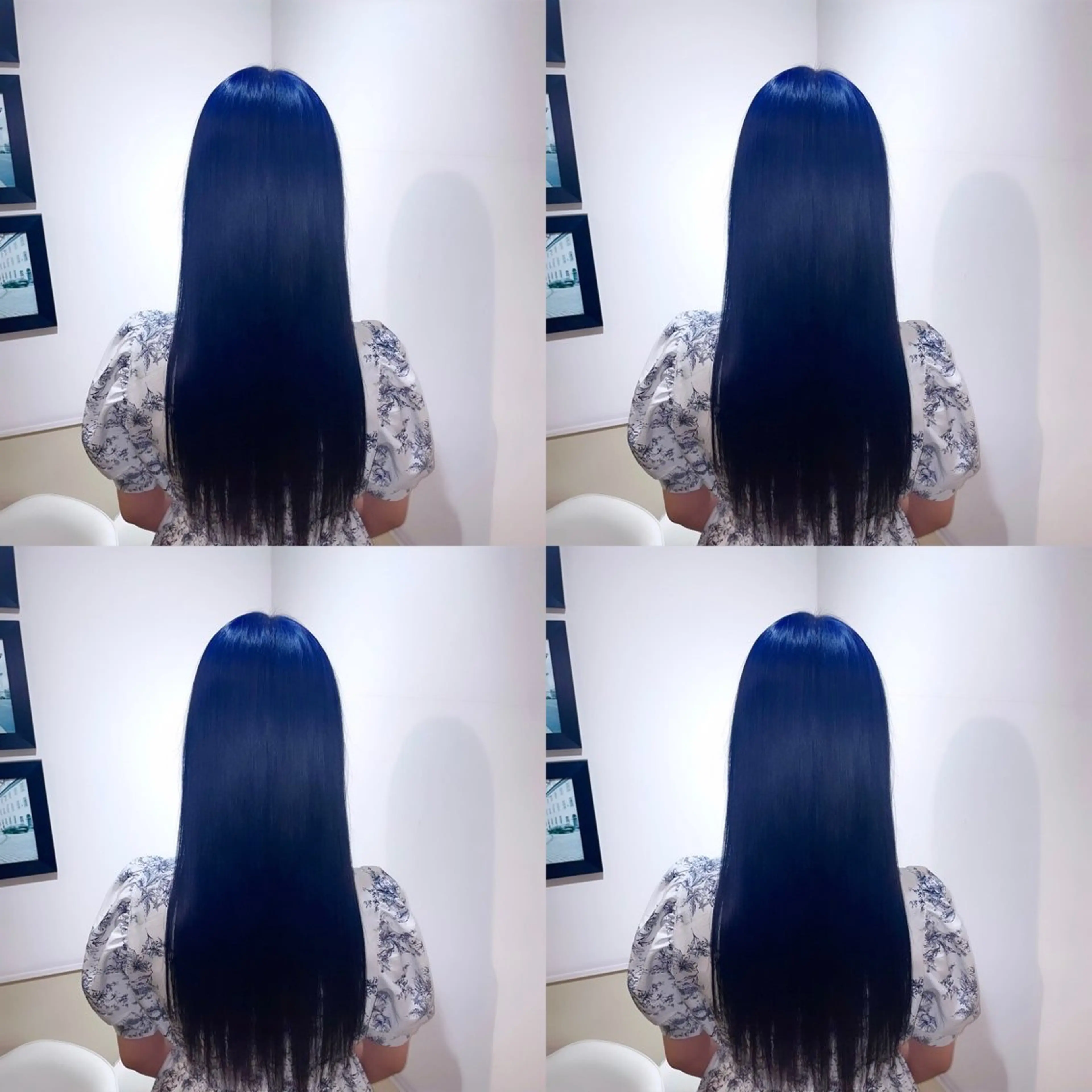 ロング カラー ネイビーカラー 🌟トップデザイナー 高橋🌟のヘアスタイル