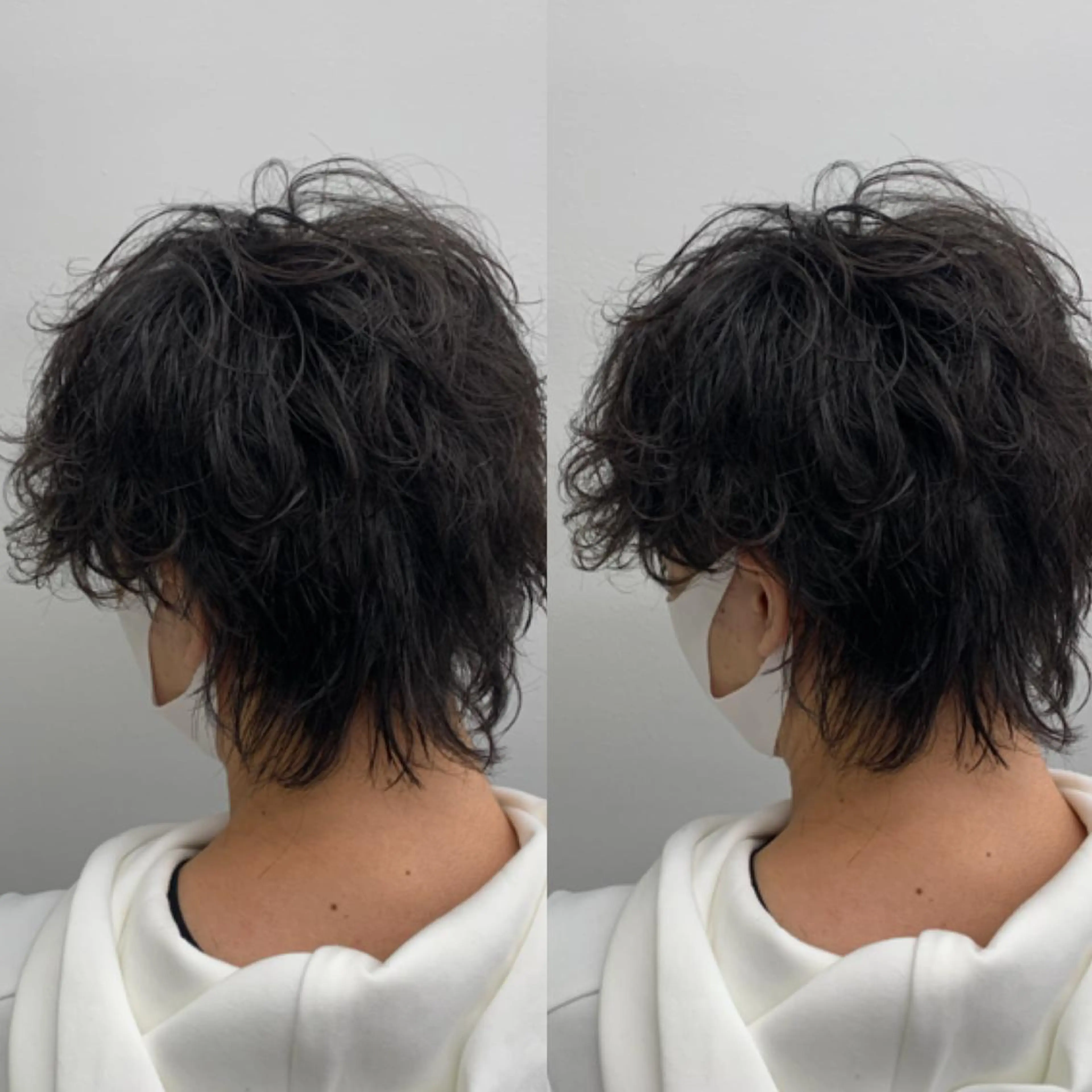 ミディアム メンズ ミディアムパーマ マッシュウルフ マッシュ メンズパーマ メンズツイストパーマ hair&make NOISM -eha-所属・メンズ特化美容師/ 新井 洸太のヘアスタイル