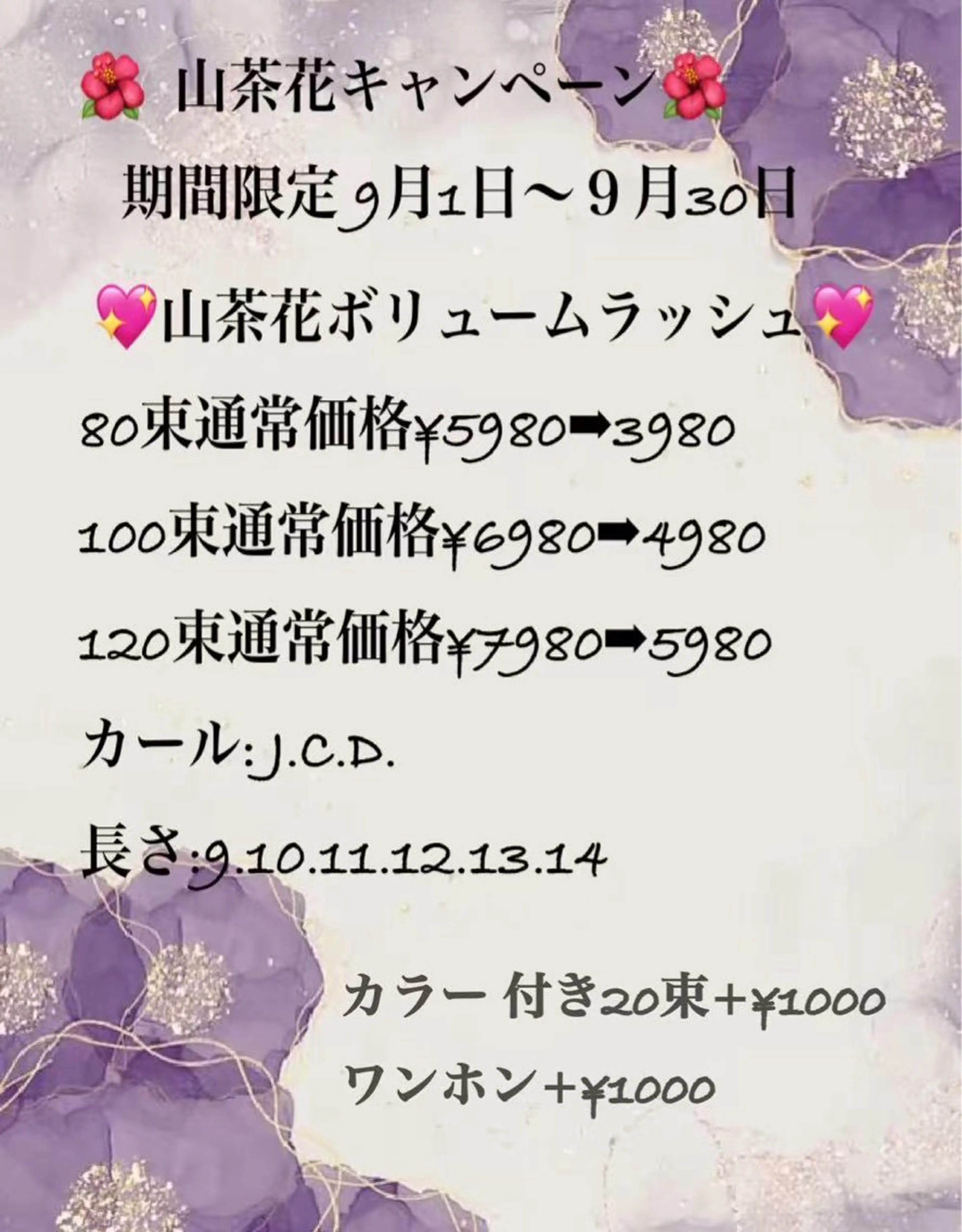 マツエク・マツパ マツエク salon de Reiのマツエク・マツパデザイン