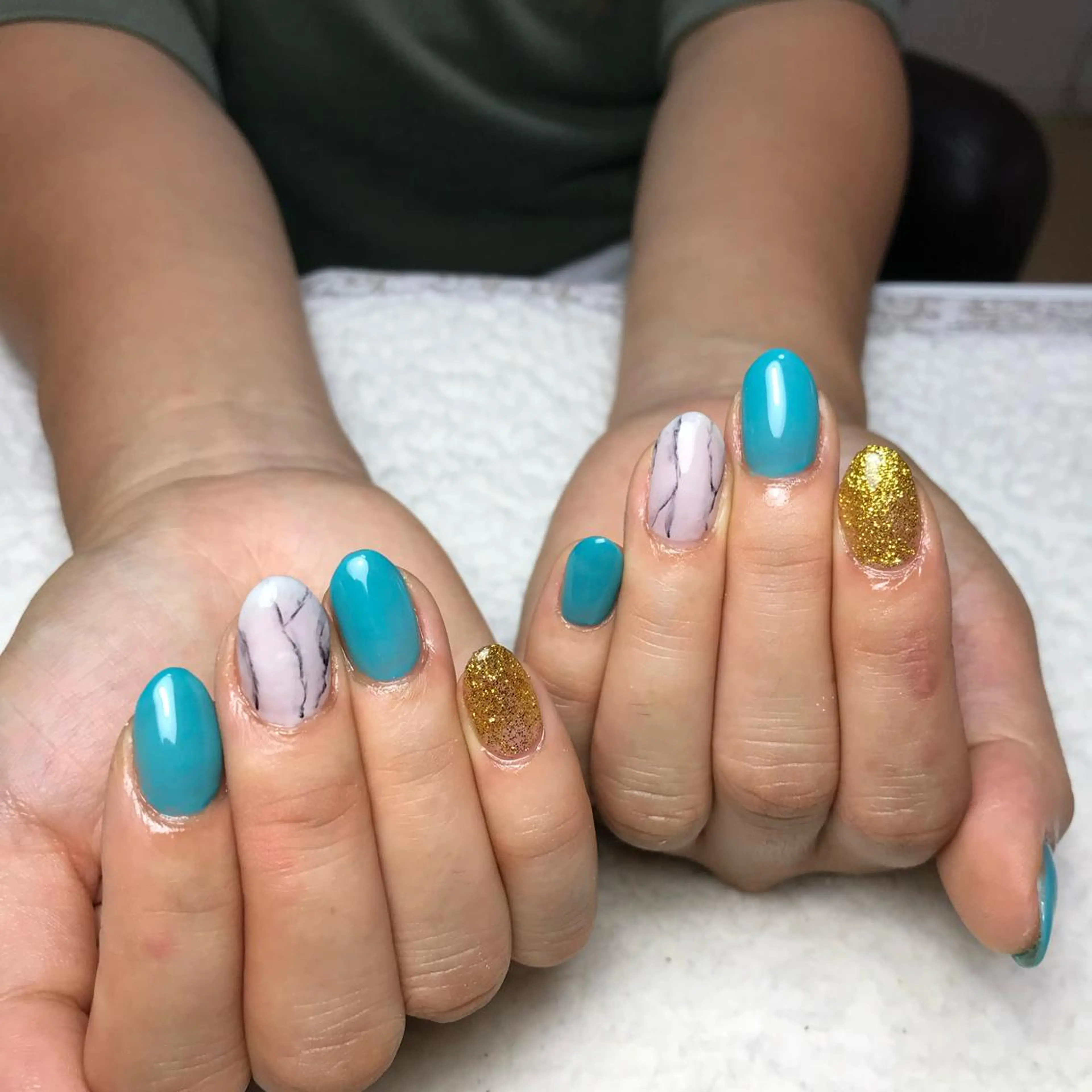 ネイル 大理石ネイル(マーブル) ハンドネイル COCO+所属・COCO +のエステ・リラクイメージ