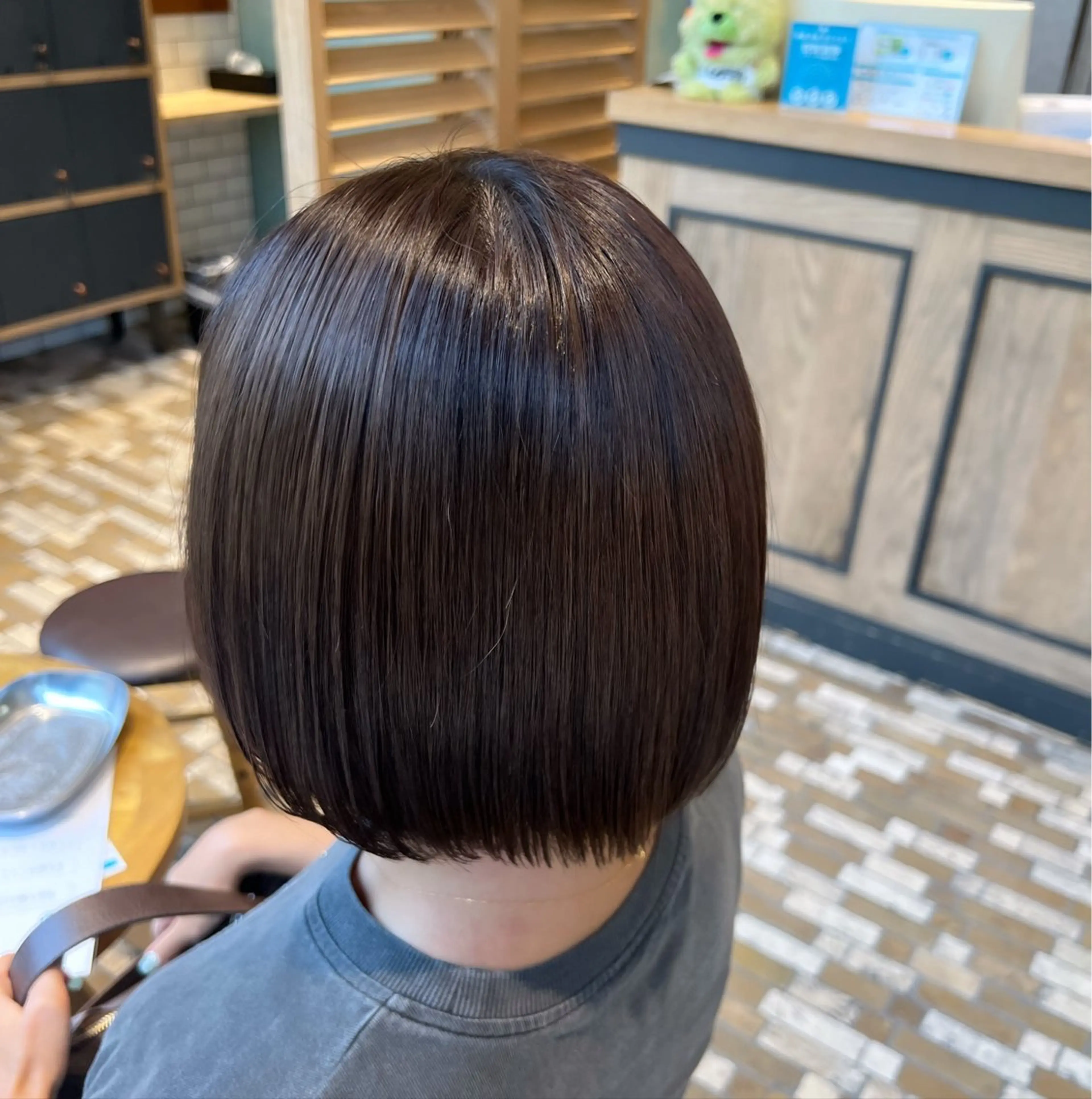 ミディアム カラー ボブ 髪質改善 カット ヘアカラー 🫧Ai/ ロロネー森ノ宮💖のヘアスタイル