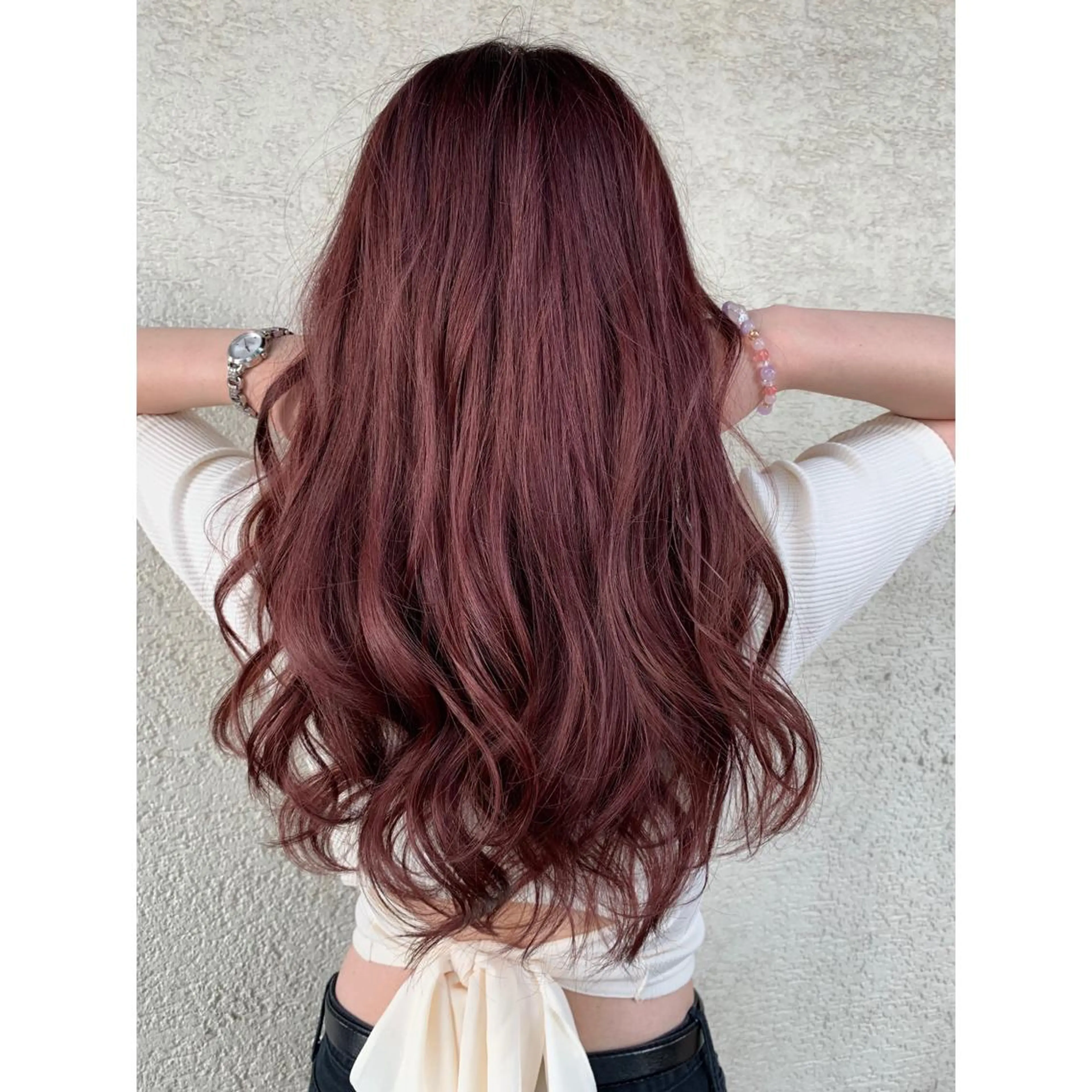 ロング カラー カット ヘアカラー トリートメント アブアイ所属・艶髪・酸性ストレート フリツのヘアスタイル