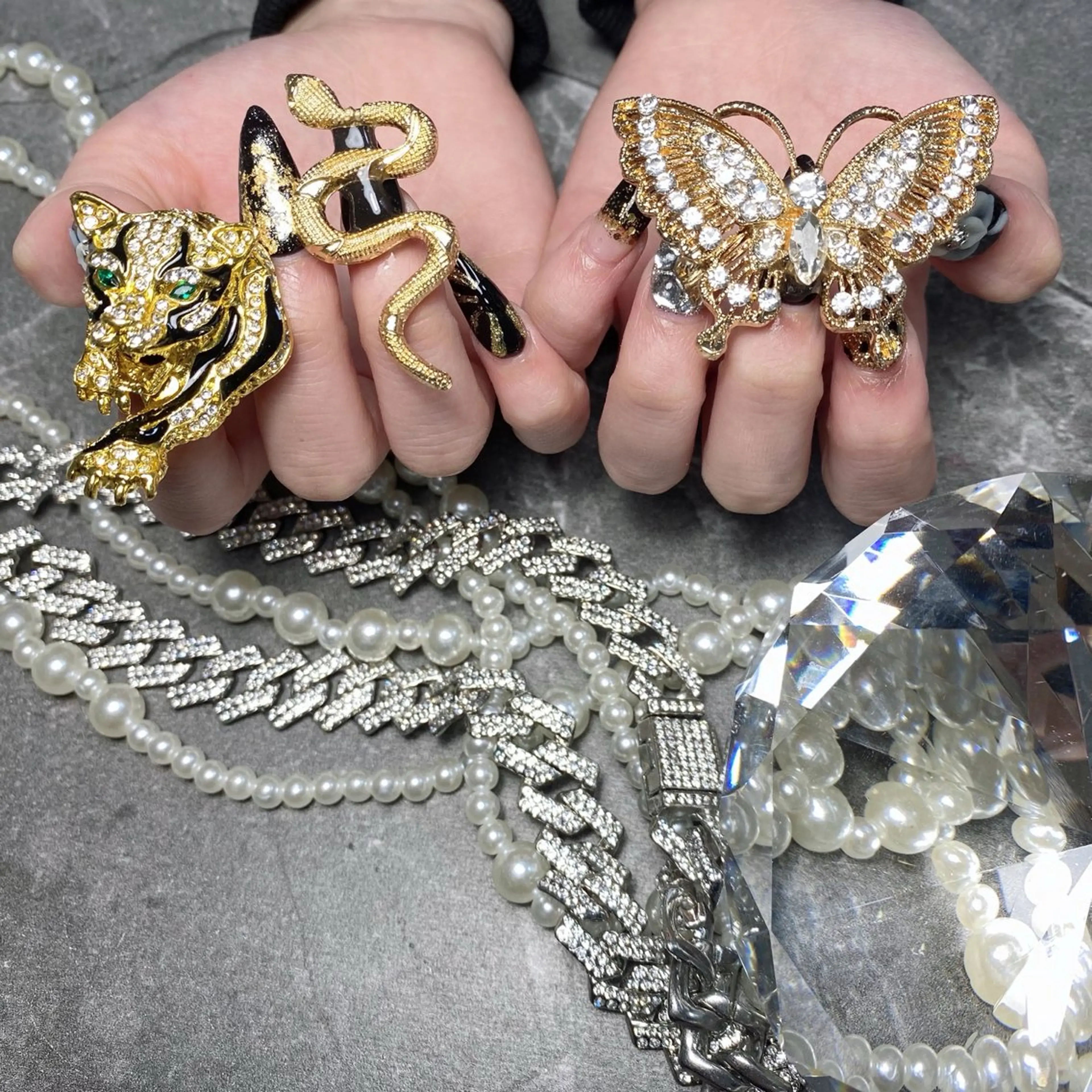 ネイル スカルプ💅🏻 /ホワイトニングのネイルデザイン