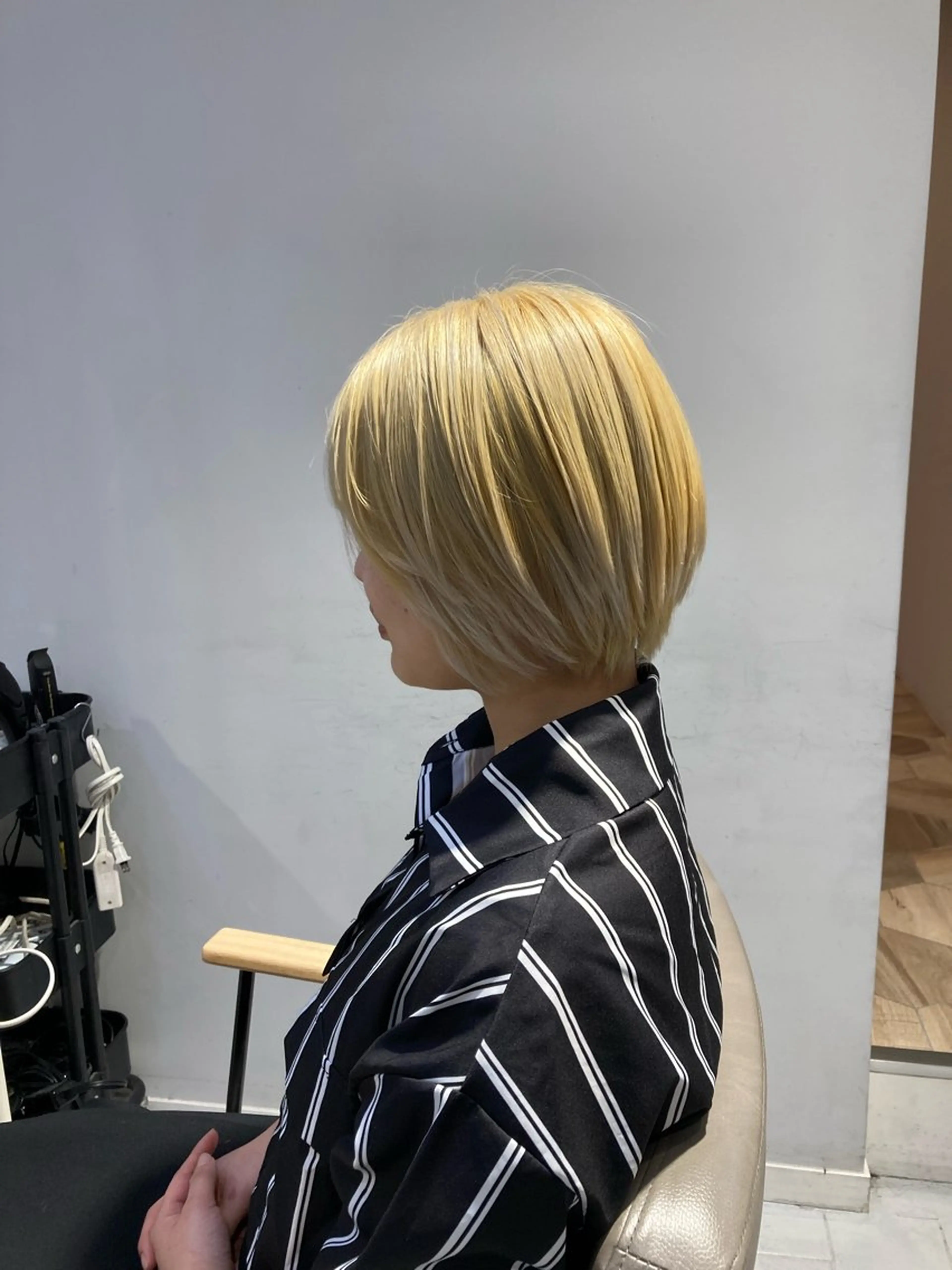 ショート カット ヘアカラー トリートメント 🫧ゆうき🪽 髪質改善/ハイライトのヘアスタイル