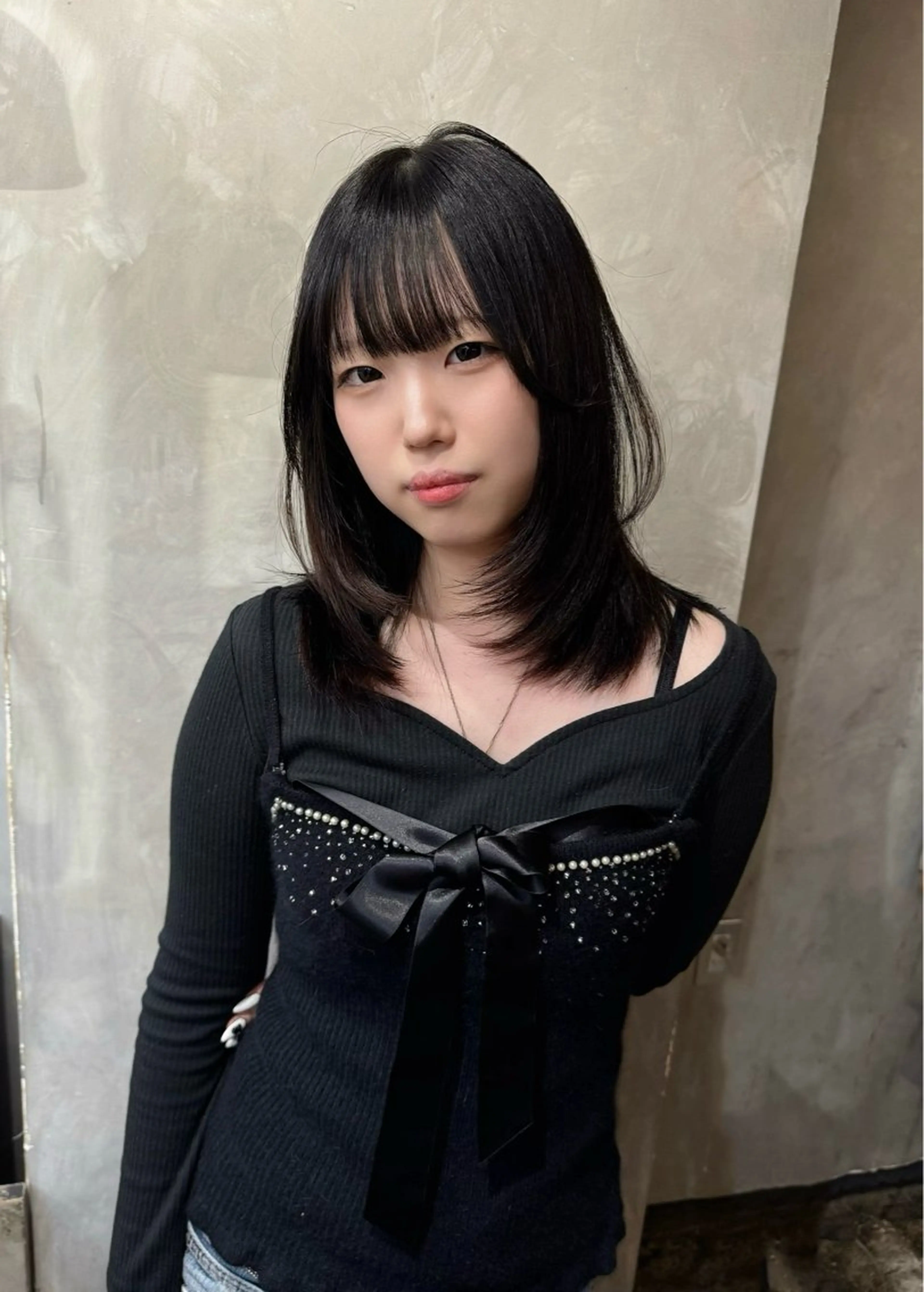 【🇰🇷人気𝐍𝐨. 𝟏🇰🇷】艶麗レイヤーカット➕イルミナorアディクシーカラー➕極潤卵殻トリートメントの写真