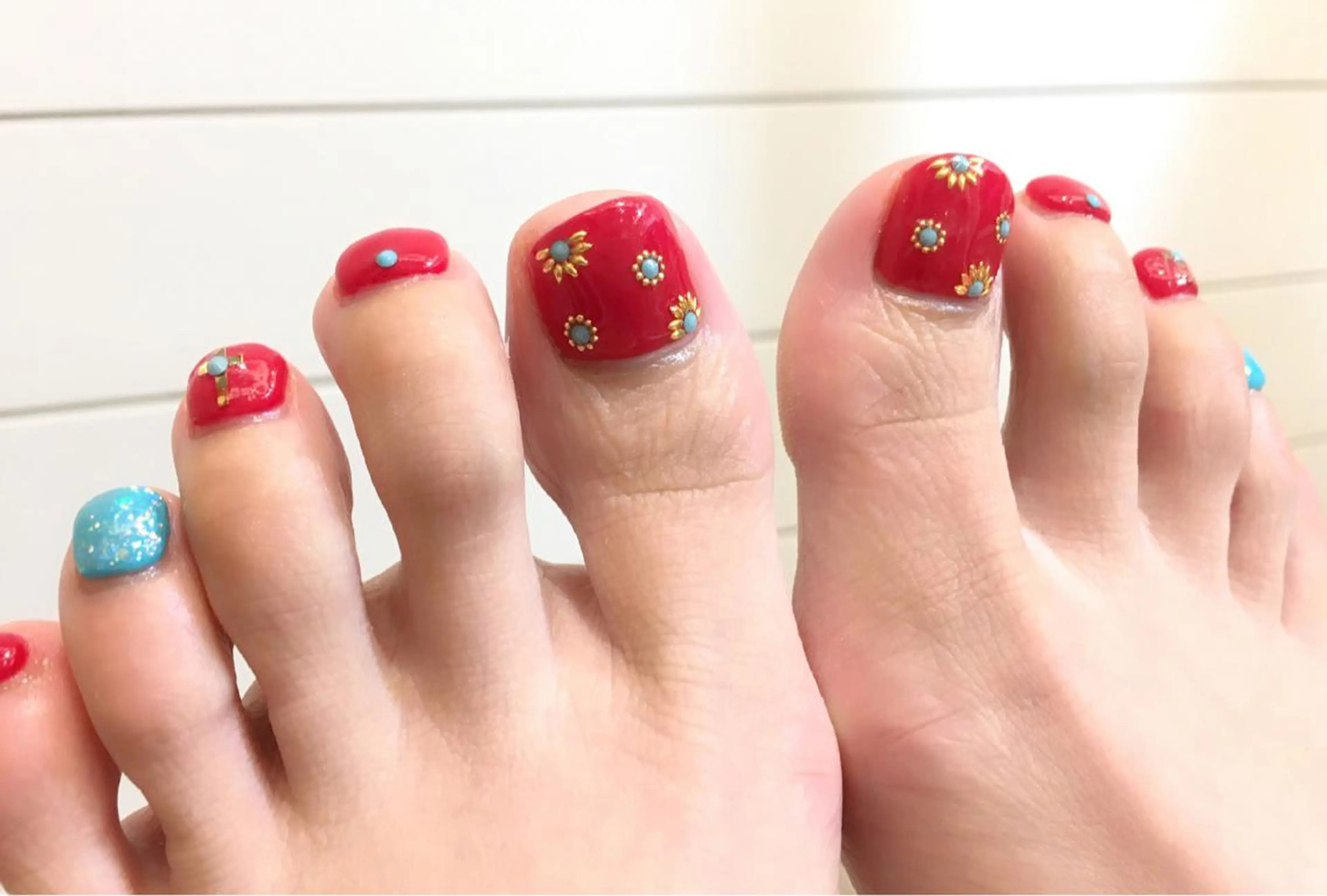 ネイル フットネイル Yuriko Omi パラジェル/渋谷のネイルデザイン