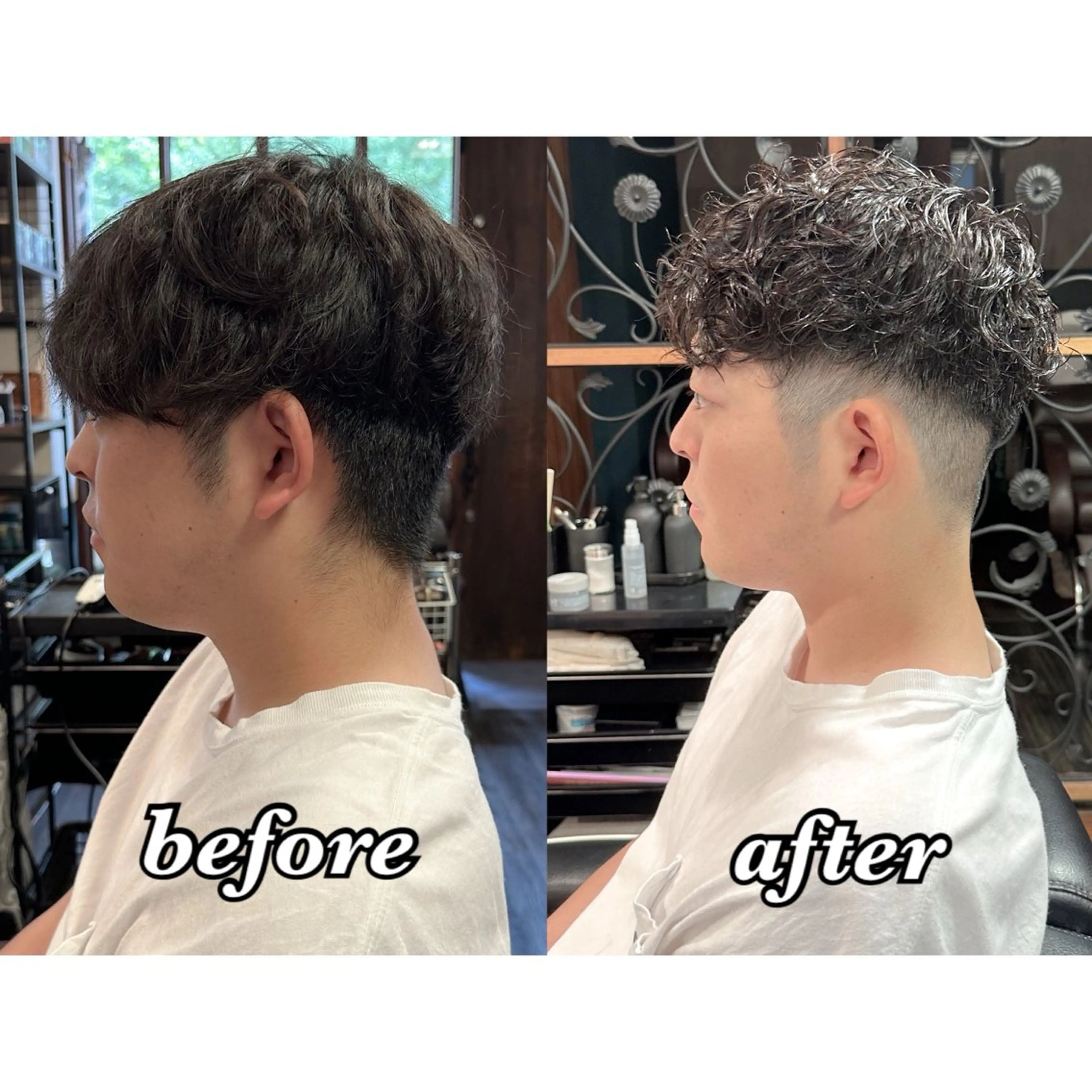 パーマ メンズ カット パーマ キヨ メンズカット/パーマのヘアスタイル