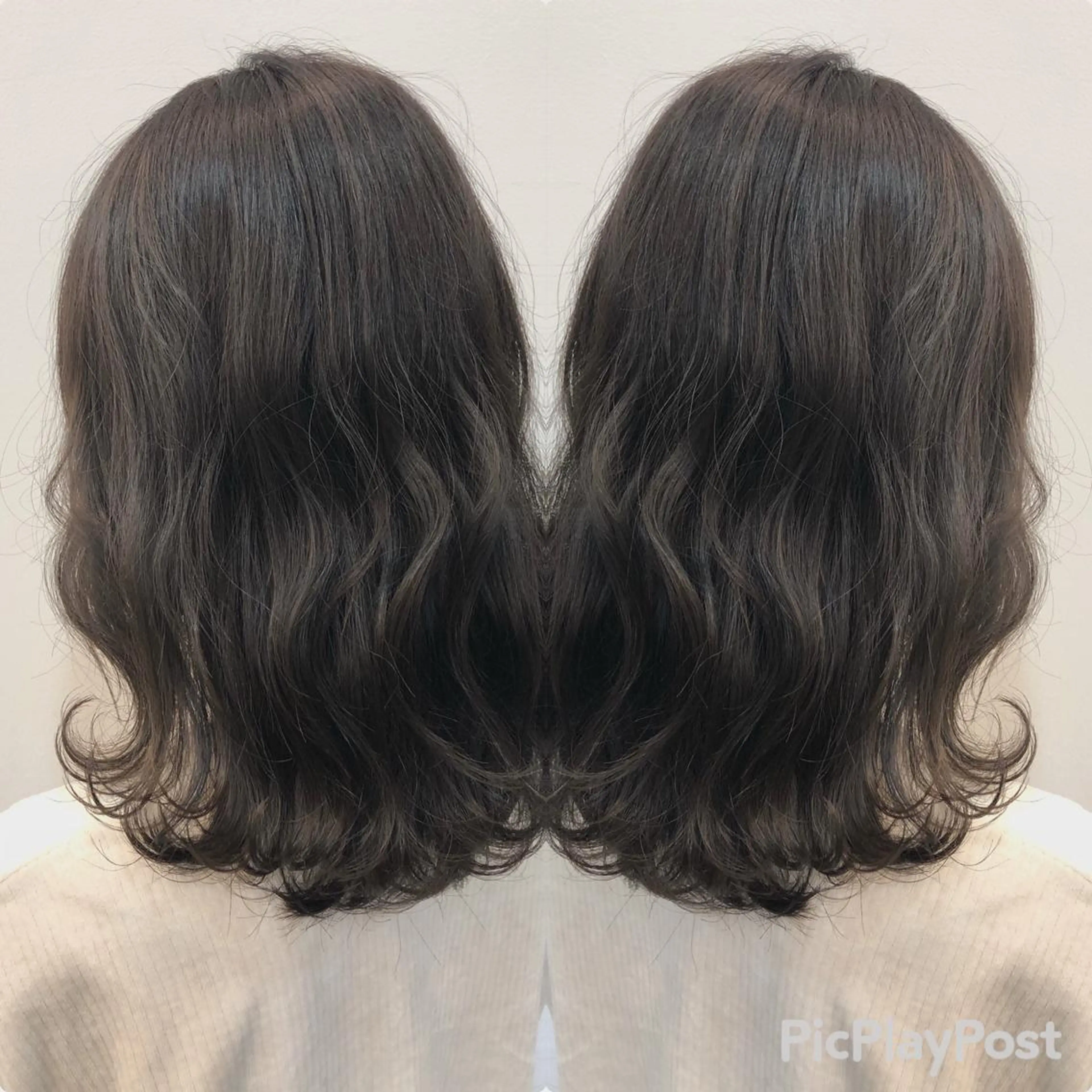 セミロング GLROW haruhiのヘアスタイル