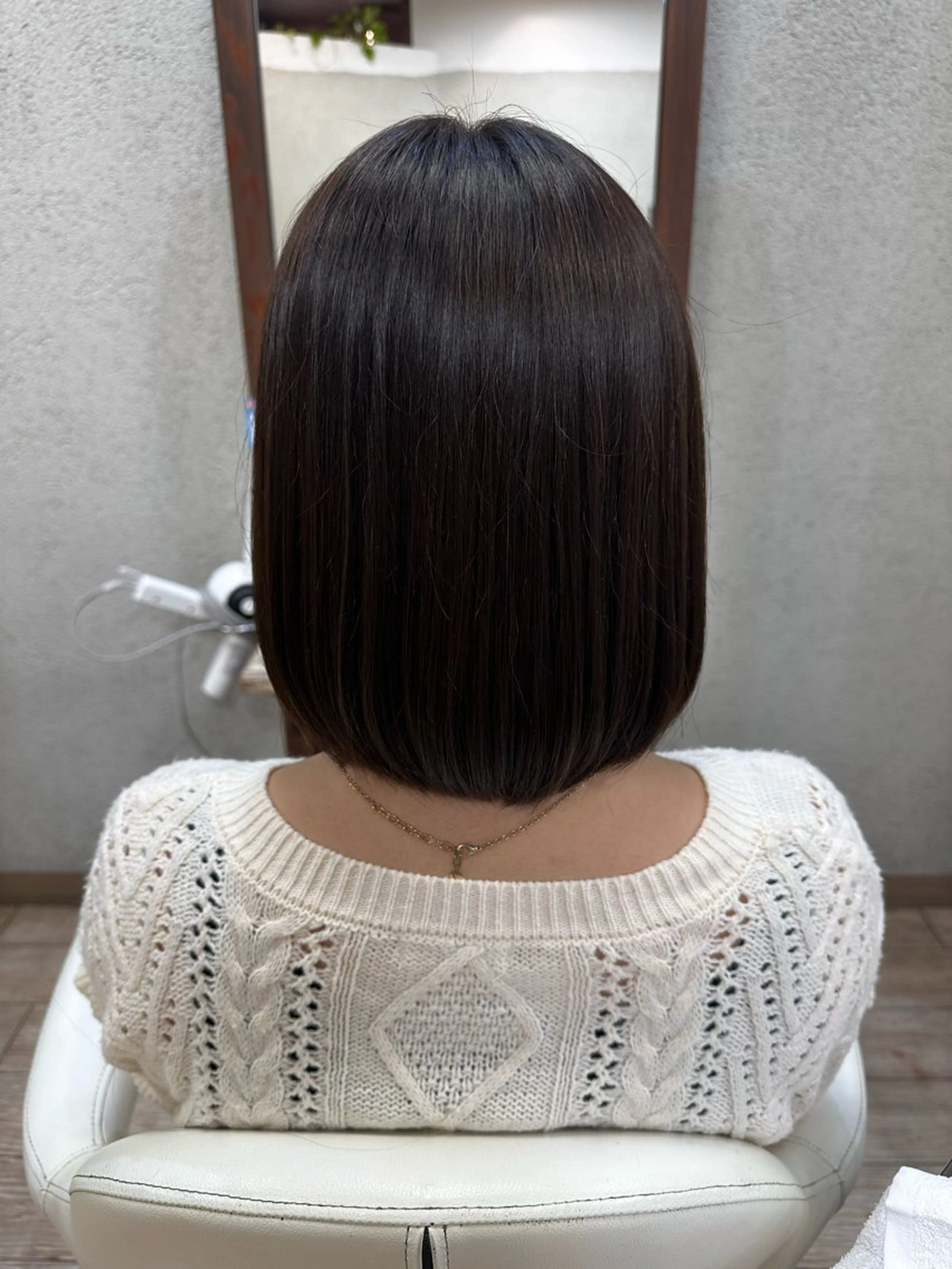 ショート ボブ カット トリートメント 阿部 美咲のヘアスタイル