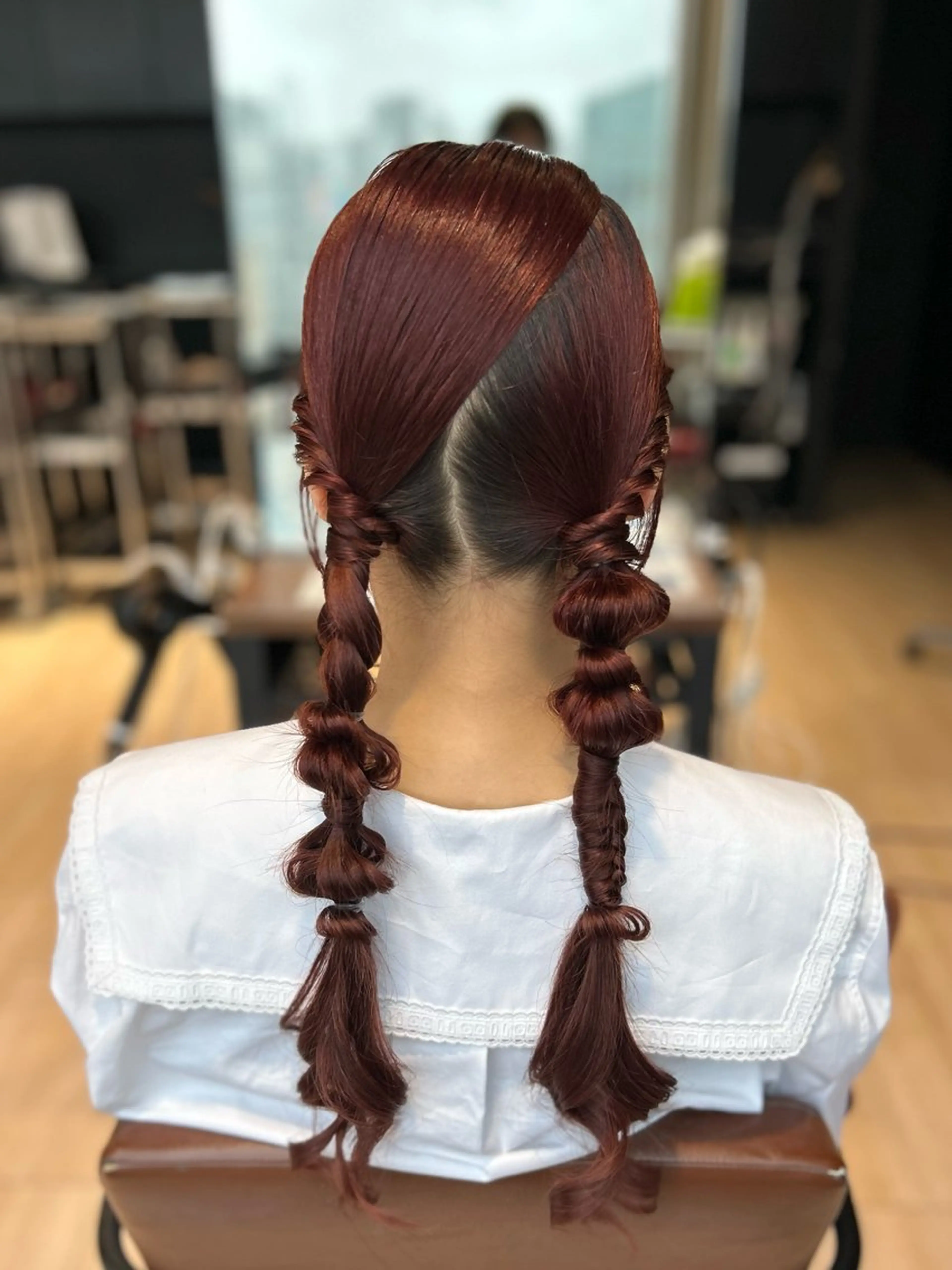 セミロング カラー ヘアアレンジ カット ヘアセット 髙木美緒🌿 レイヤー/アレンジのヘアスタイル