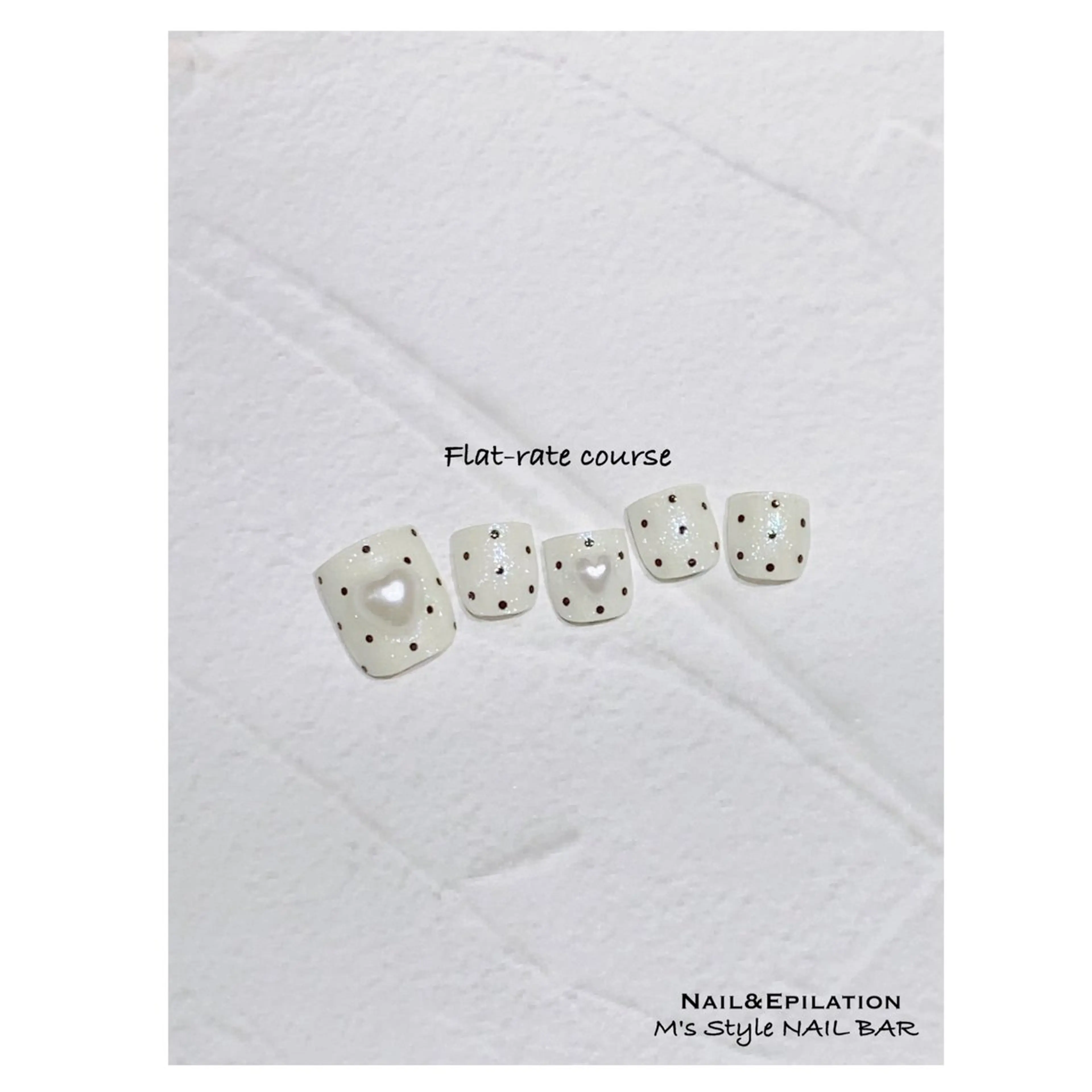 ネイル 成人式 入学式 長さ出し フットネイル フレンチネイル M's Style NAIL BARのエステ・リラクイメージ