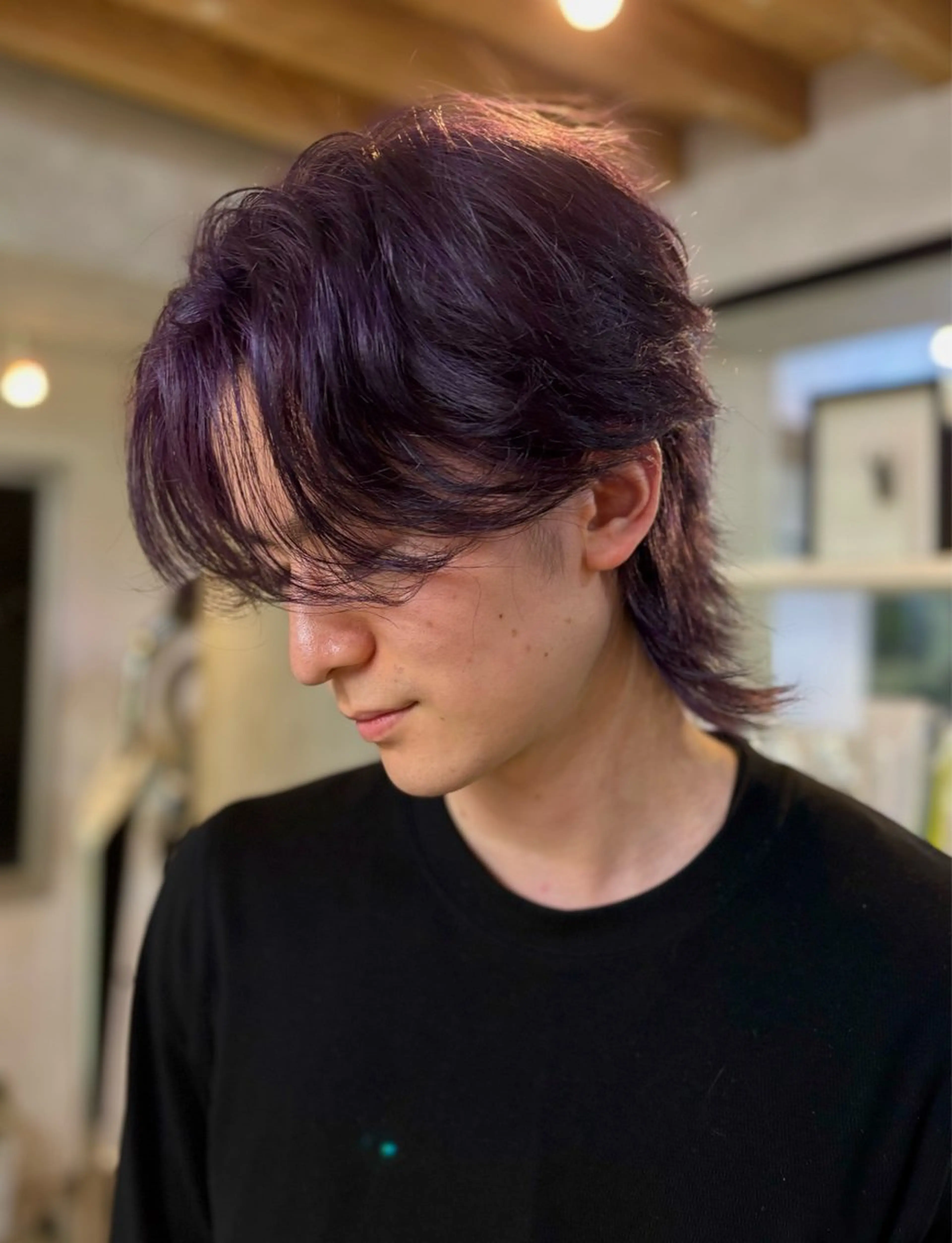 カラー メンズ 飯田 晟恭のヘアスタイル