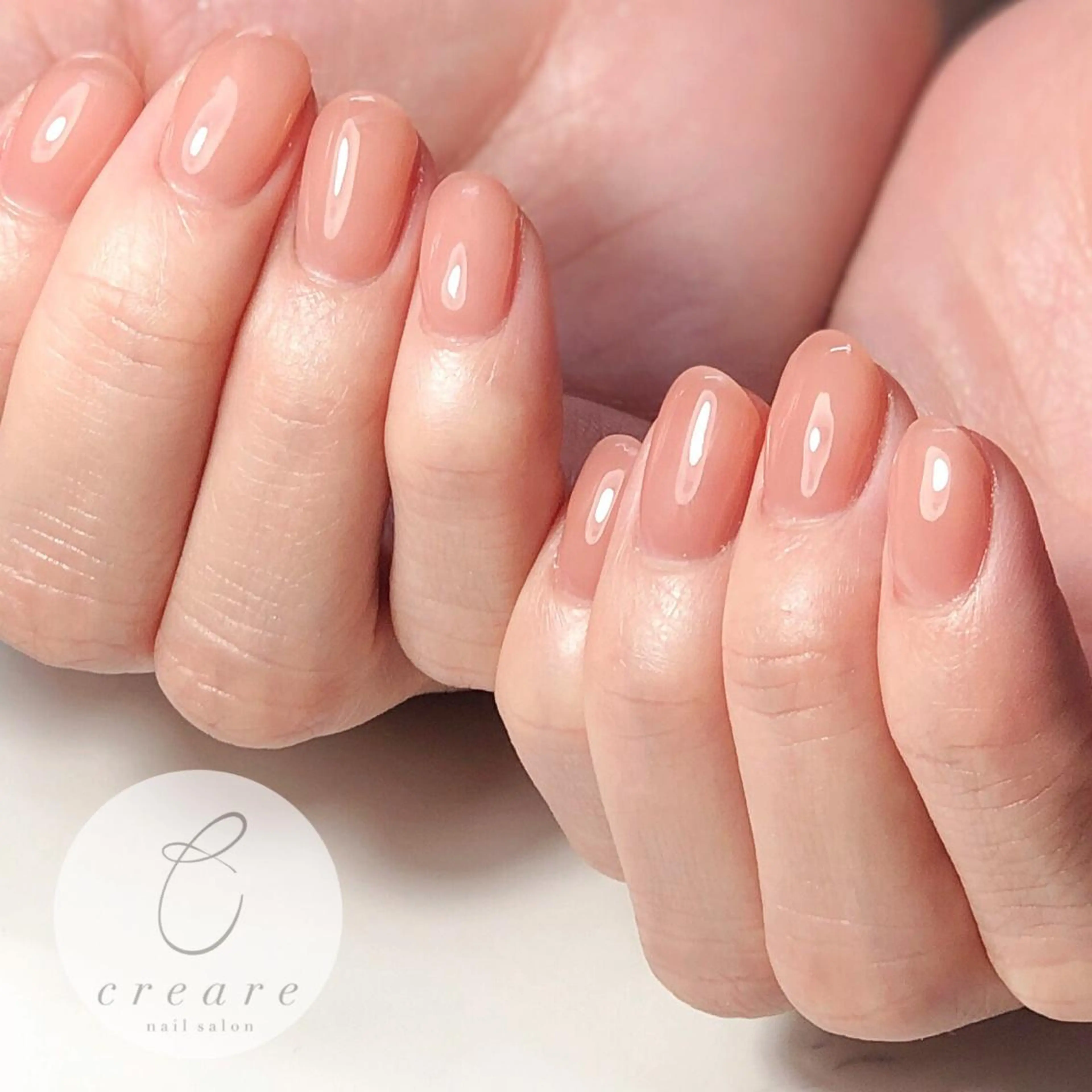 ネイル ジェルネイル マグネットネイル オフィスネイル ワンカラーネイル ショートネイル 辻野 和枝のネイルデザイン