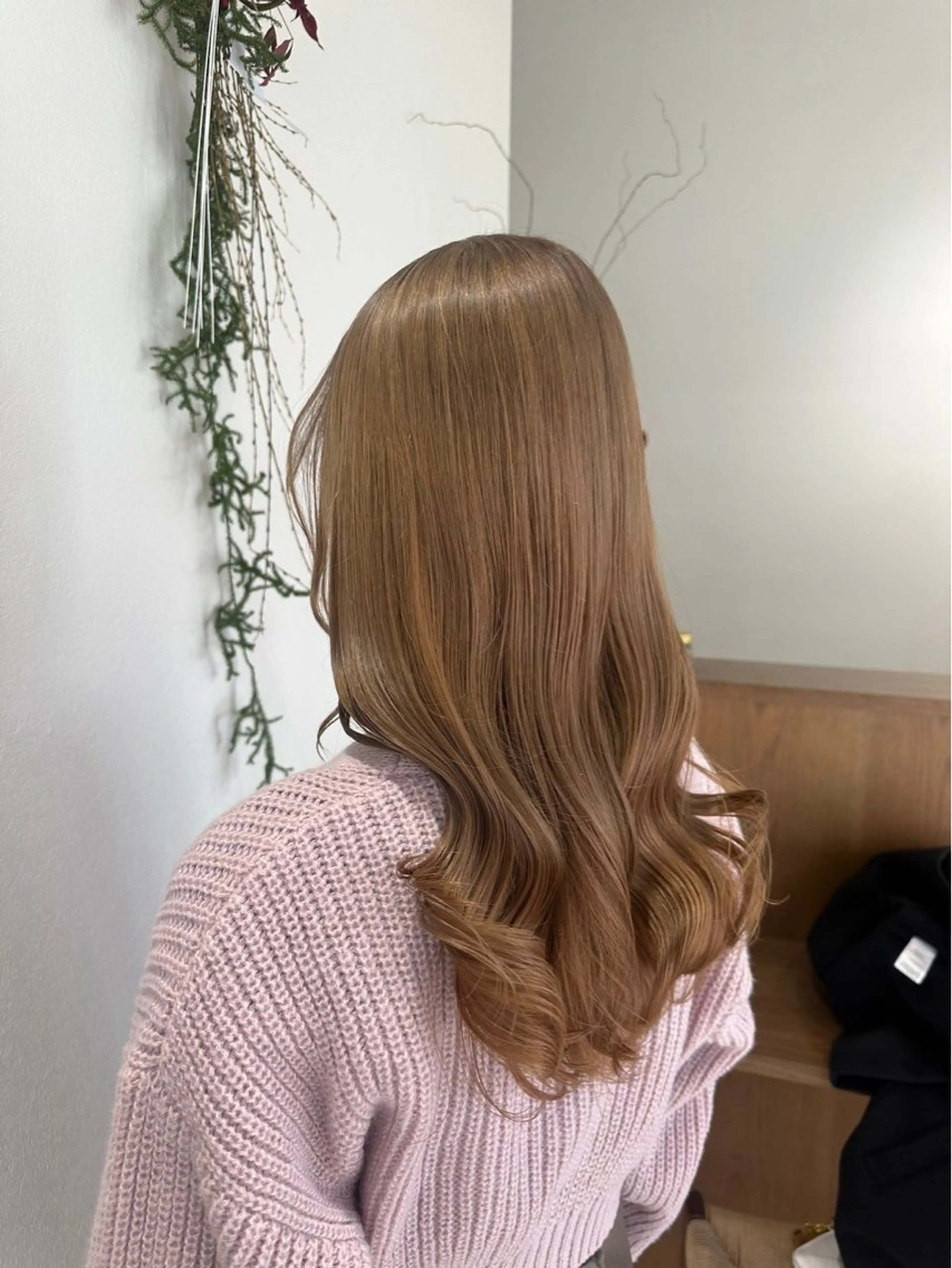ロング ダブルカラーベージュ カラー/tuburaのヘアスタイル