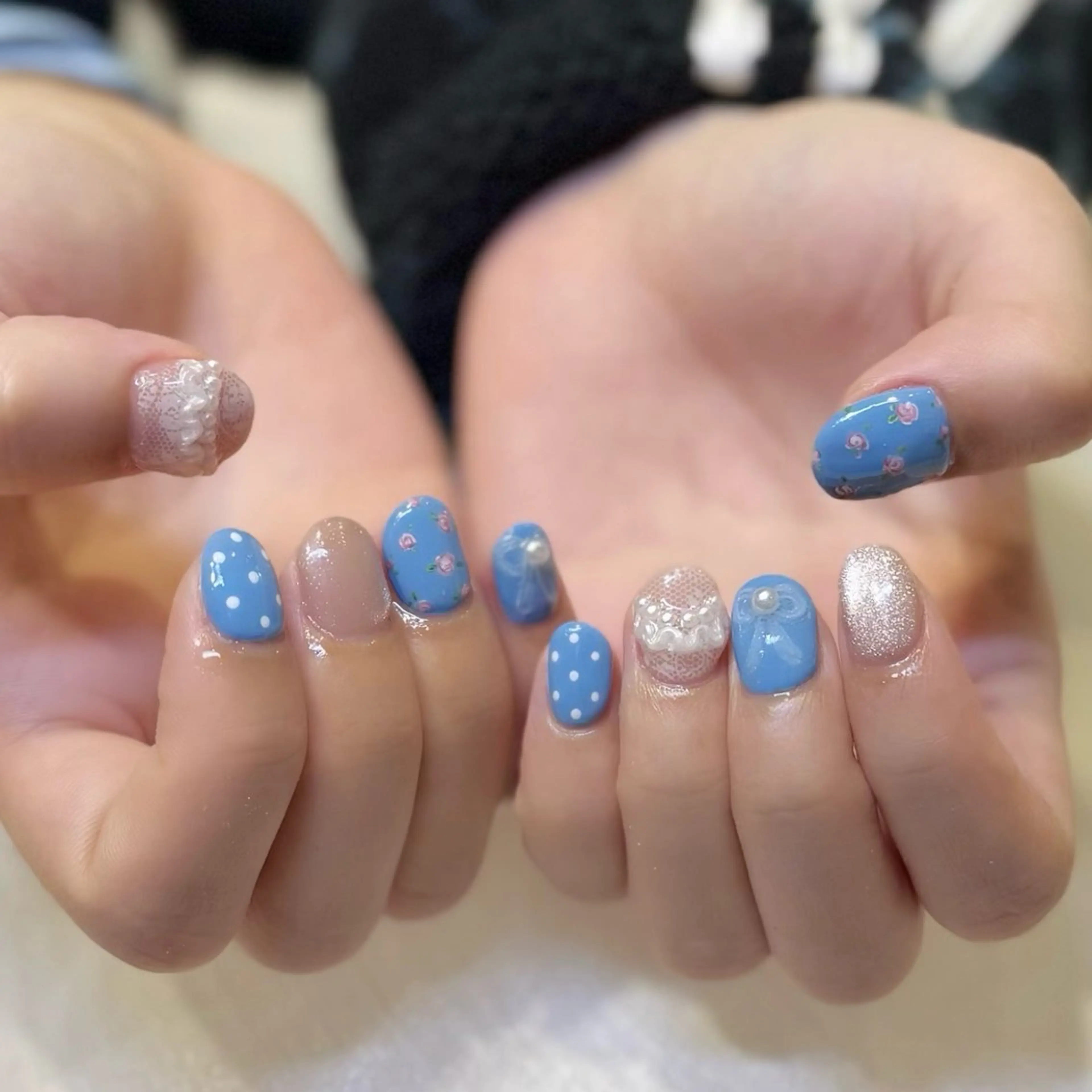 ネイル ハンドネイル 新井 ひなののネイルデザイン