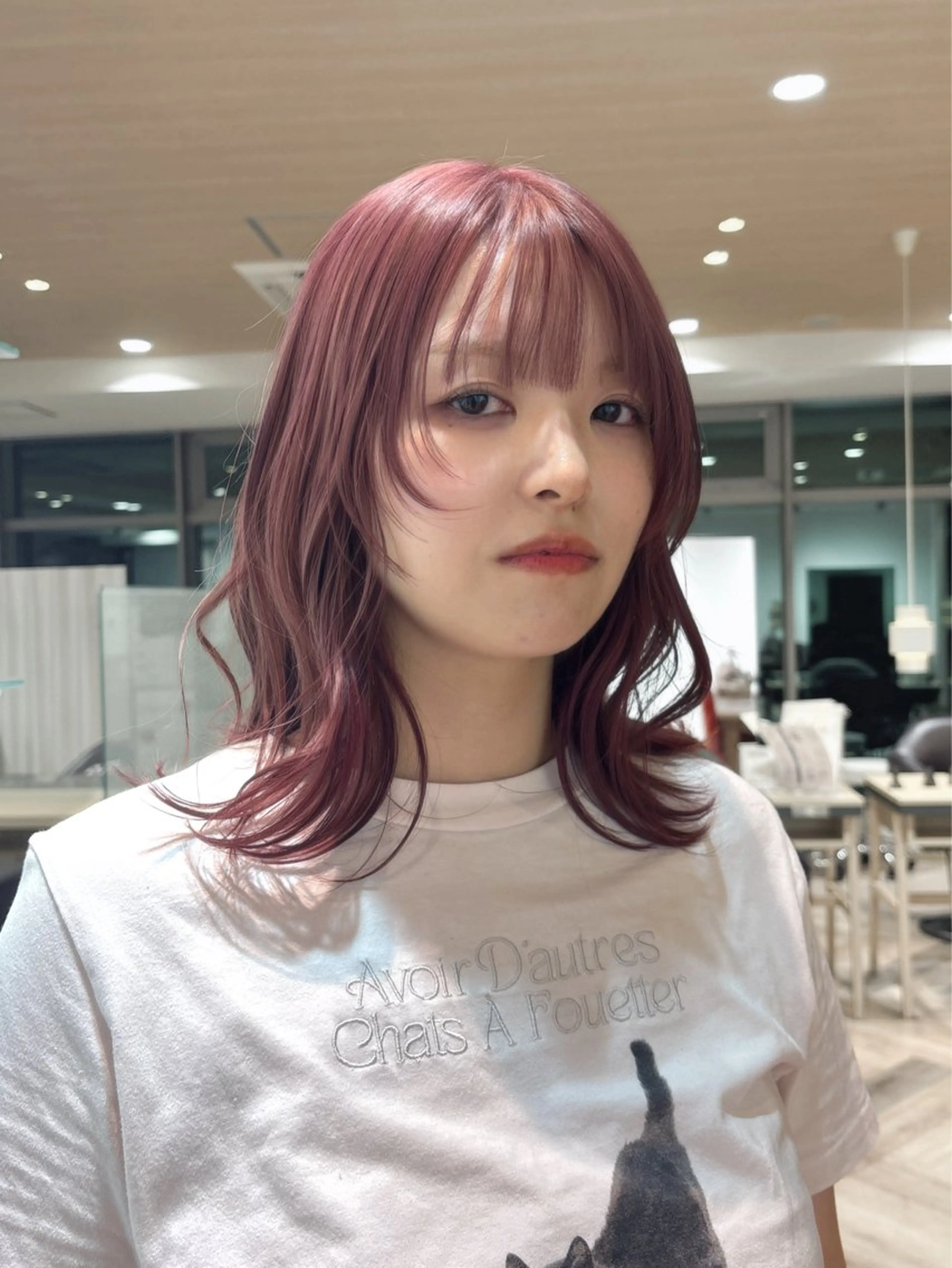 カラー ベージュカラー 透明感カラー ラベンダーカラー ピンクカラー ピンクベージュ ヘアカラー 艶カラー💞 amiのヘアスタイル