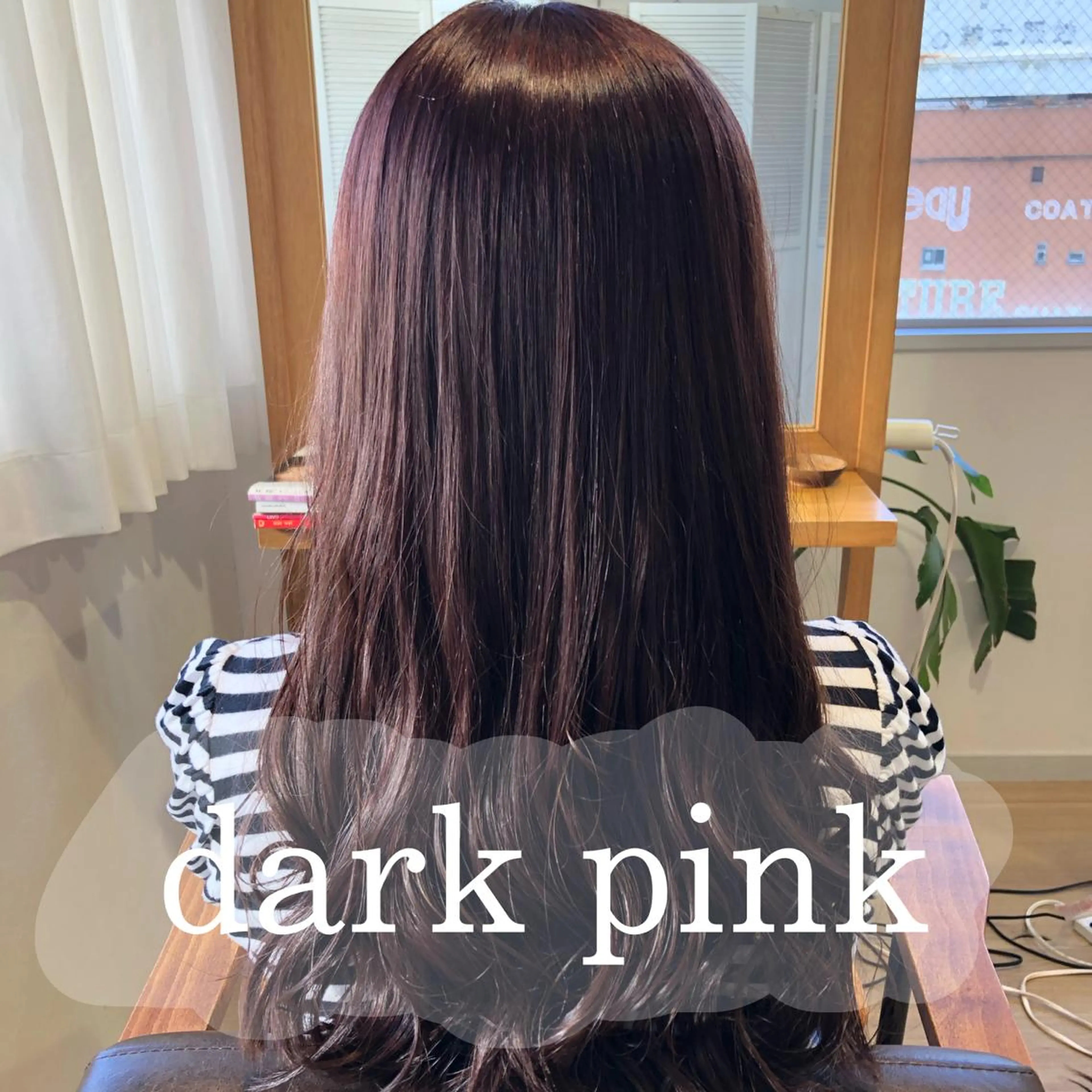 ロング カラー なつき/艶ピンク/ girly hairのヘアスタイル