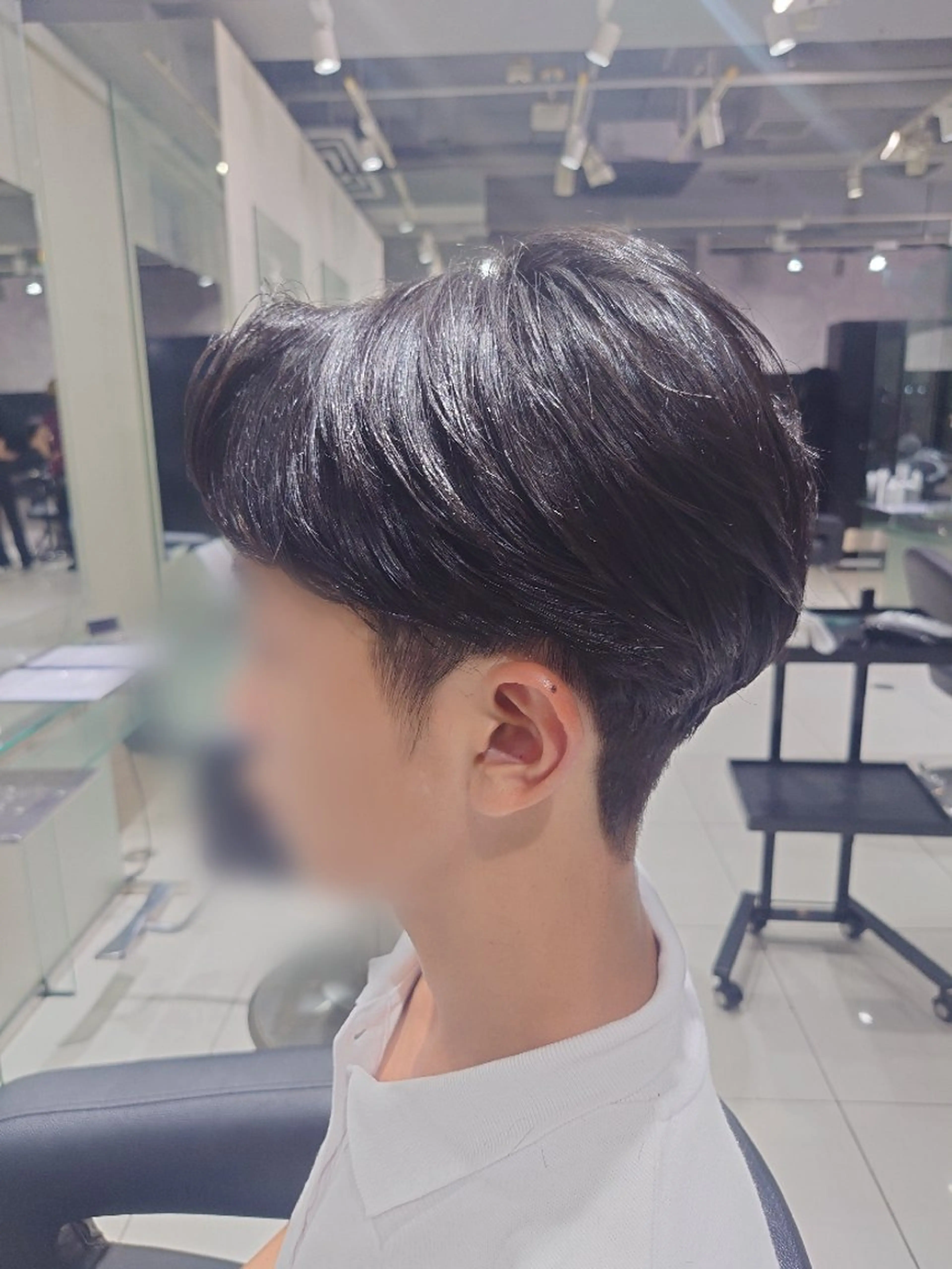 ショート メンズ センターパート 刈り上げ カットモデル大募集中 💖黒沢千佳のヘアスタイル