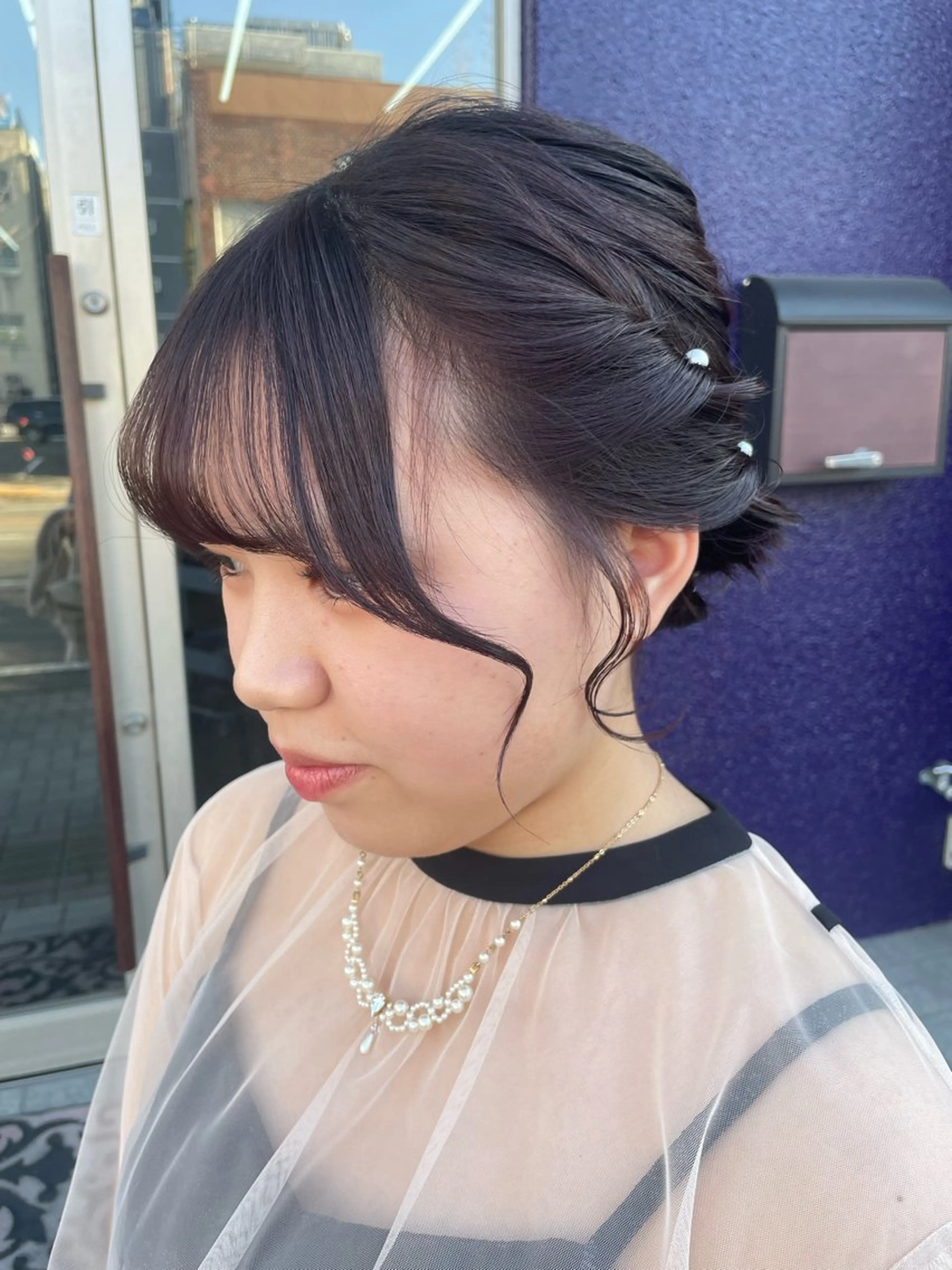 ヘアアレンジ オノ アカネのヘアスタイル