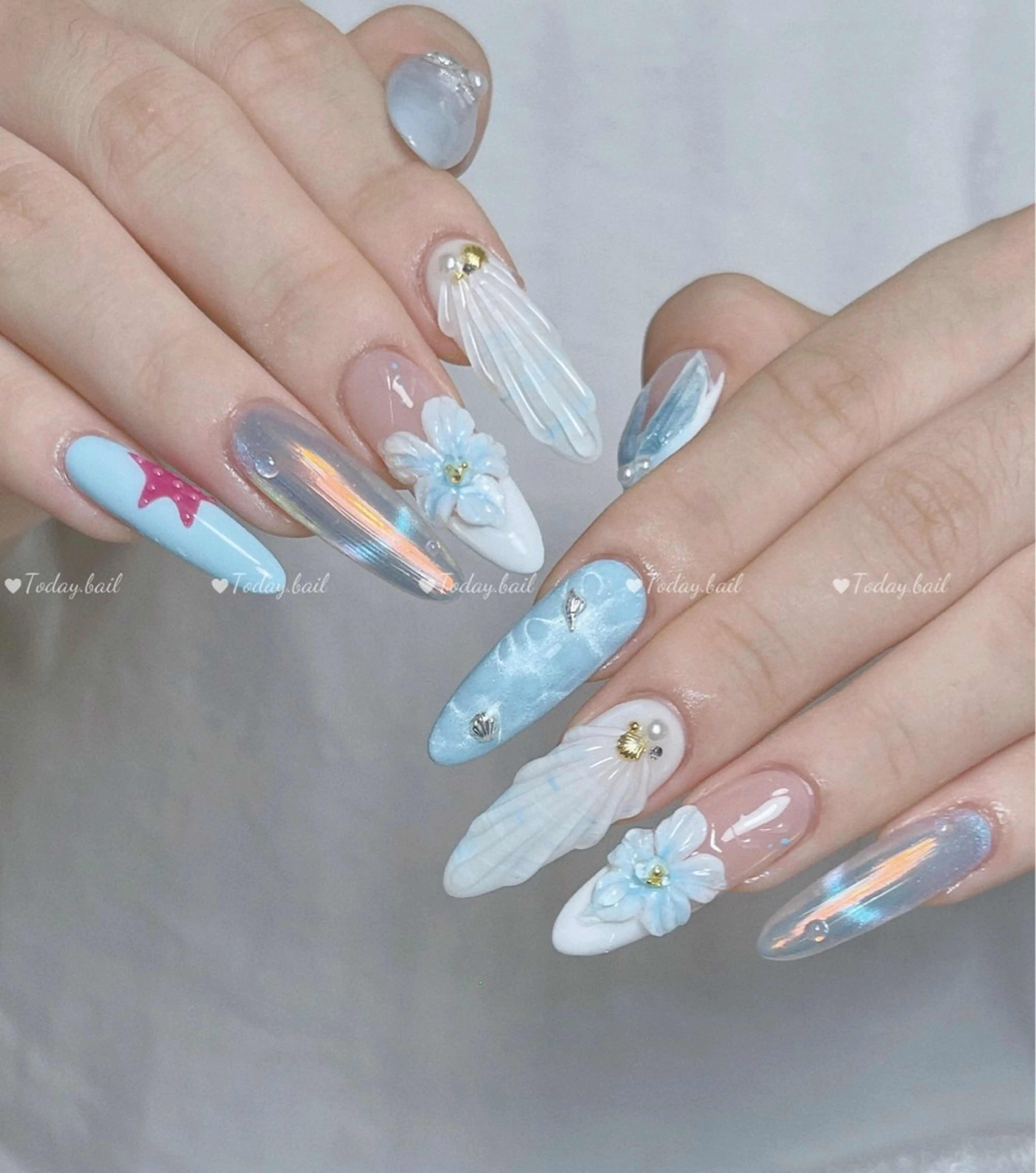 ネイル ハンドネイル 🎀Today nail💅のネイルデザイン