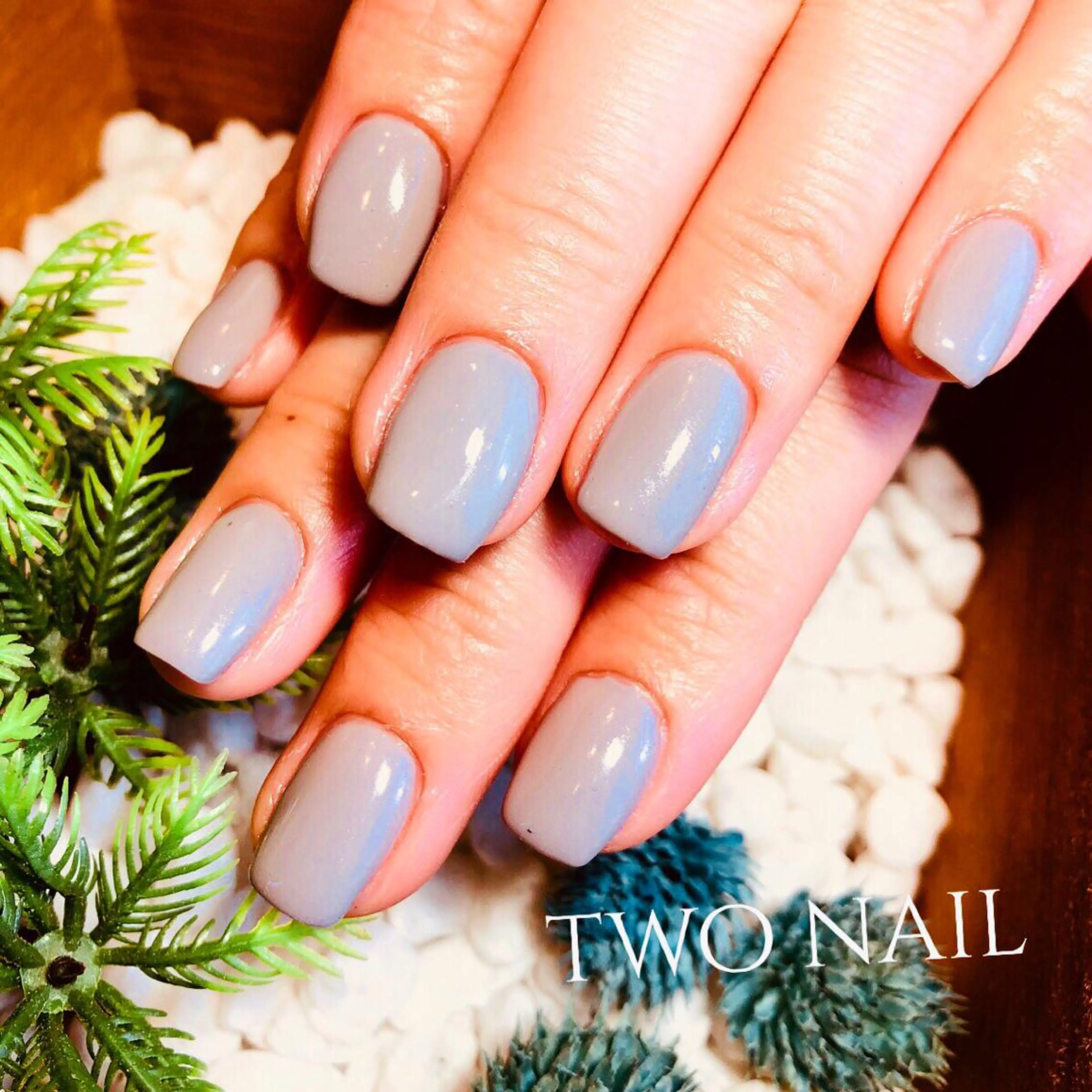 ネイル ワンカラーネイル two nailのネイルデザイン