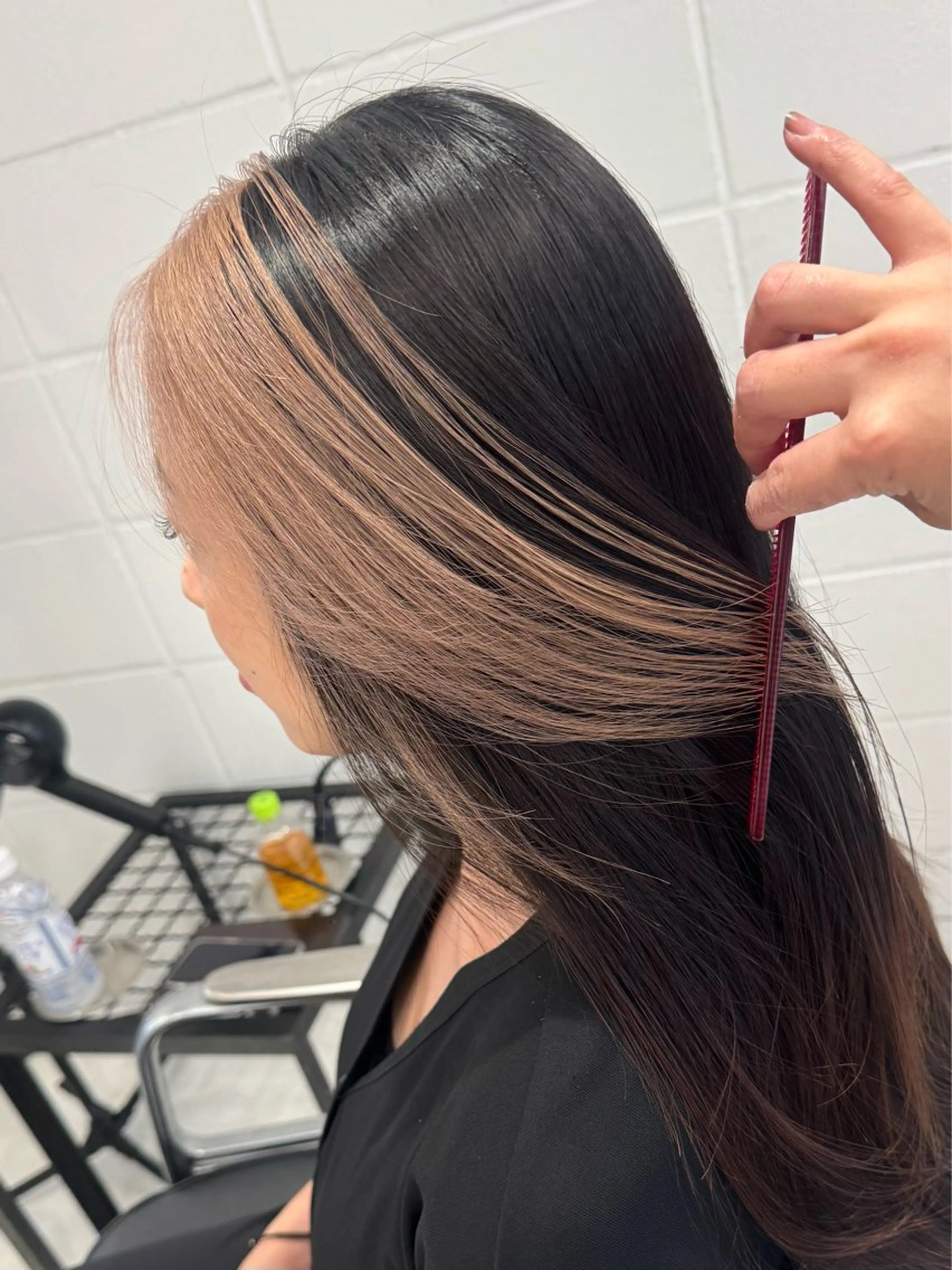 ロング カラー ヘアカラー 原宿 艶カラー🫧 ちり🍎のヘアスタイル