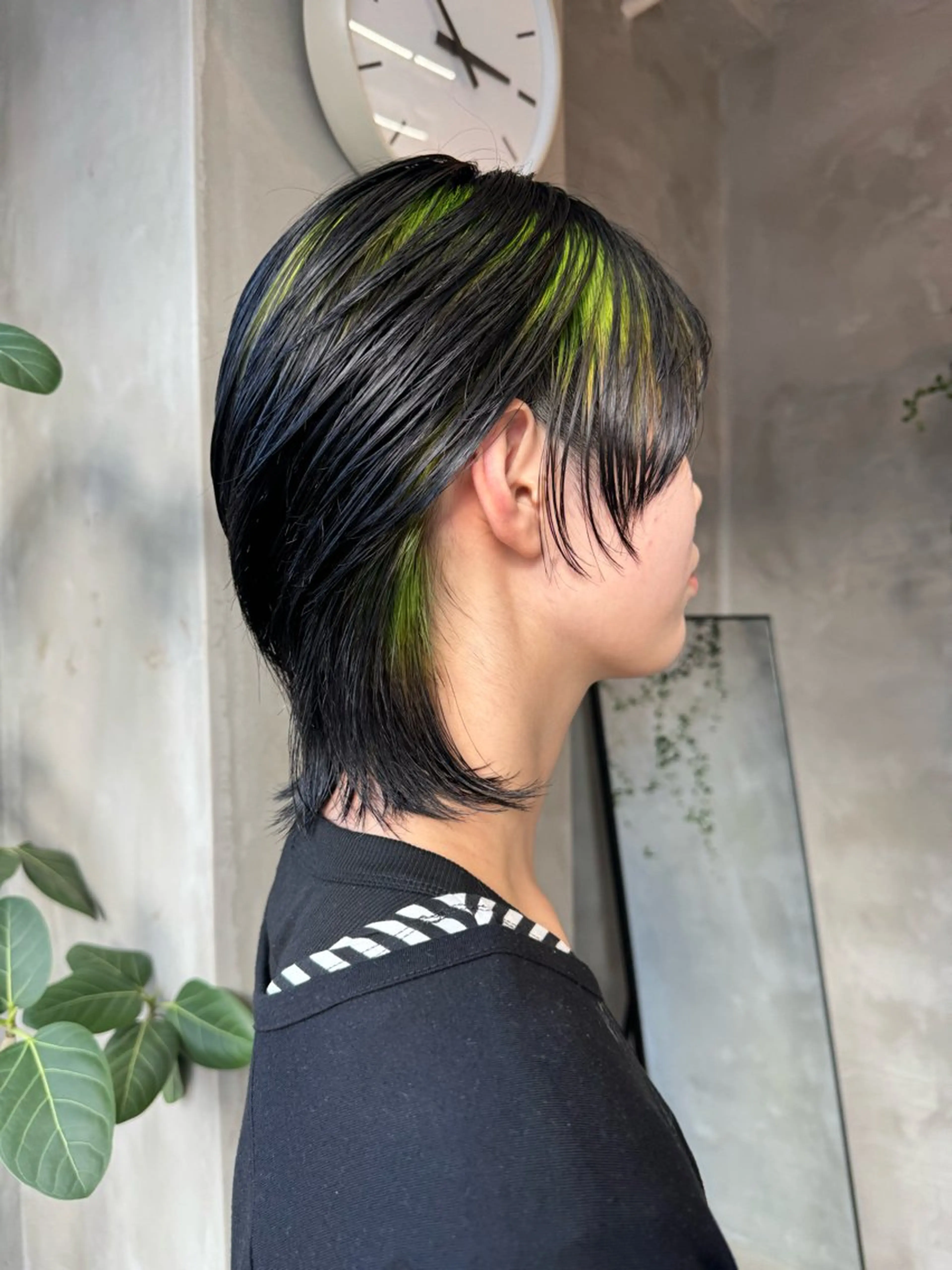 ショート カラー ミント デザイン/レイヤー Kaito🐩/栄のヘアスタイル