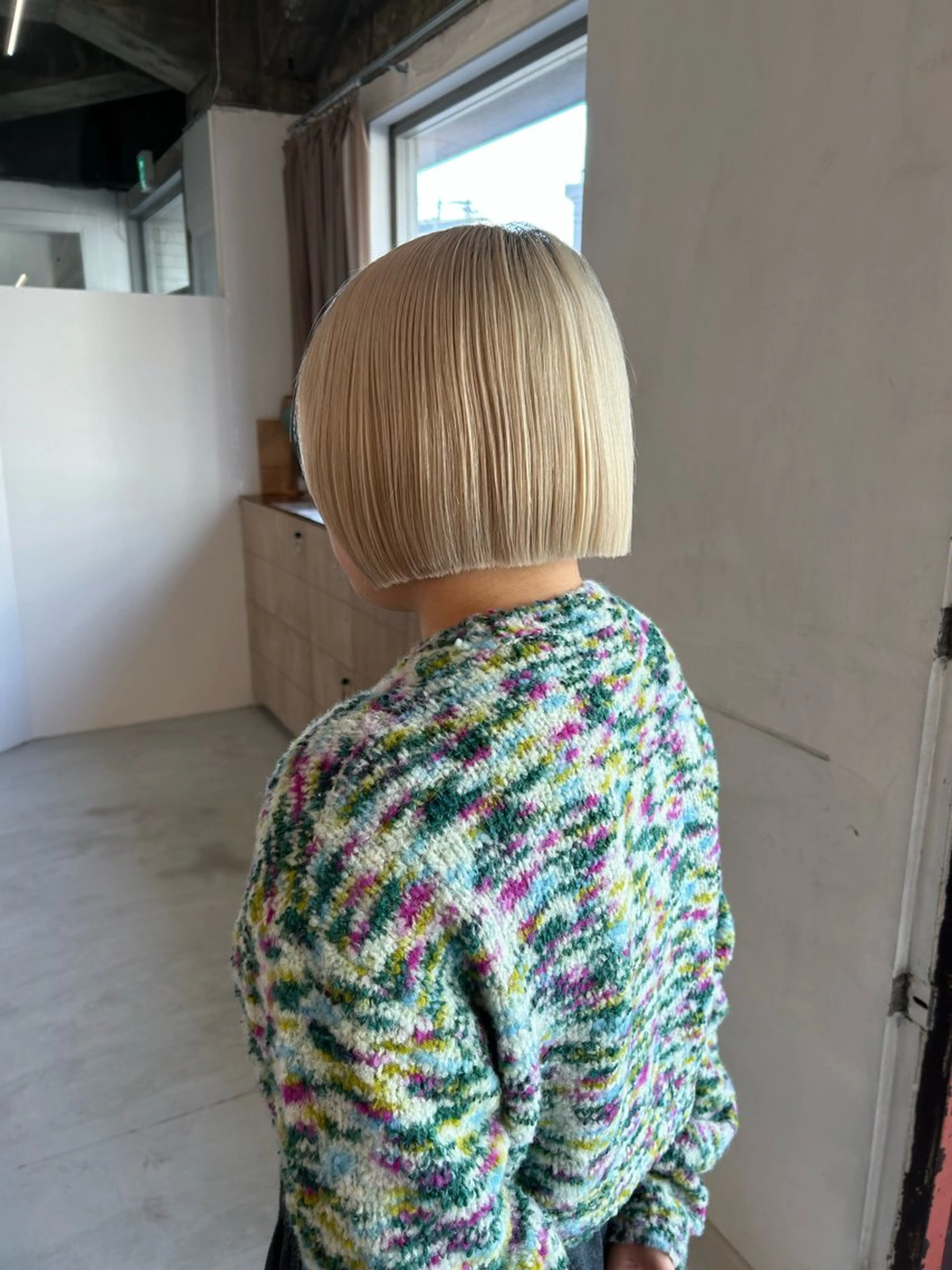 ミディアム カット the　hinc所属・ひな🐥 ボブ/ハイトーン🫧のヘアスタイル