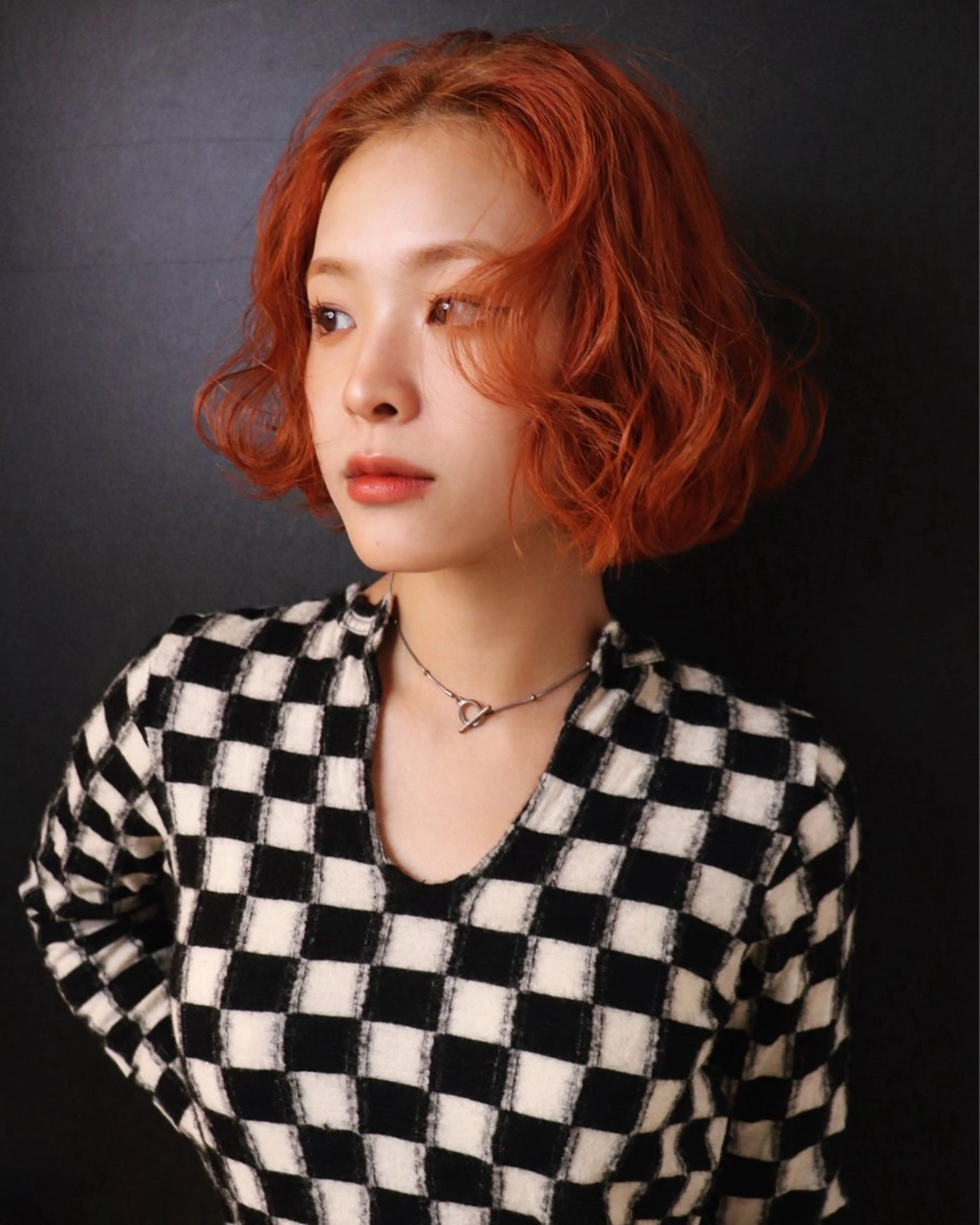 ミディアム カラー ヘアアレンジ @kyoniyy KYONIのヘアスタイル