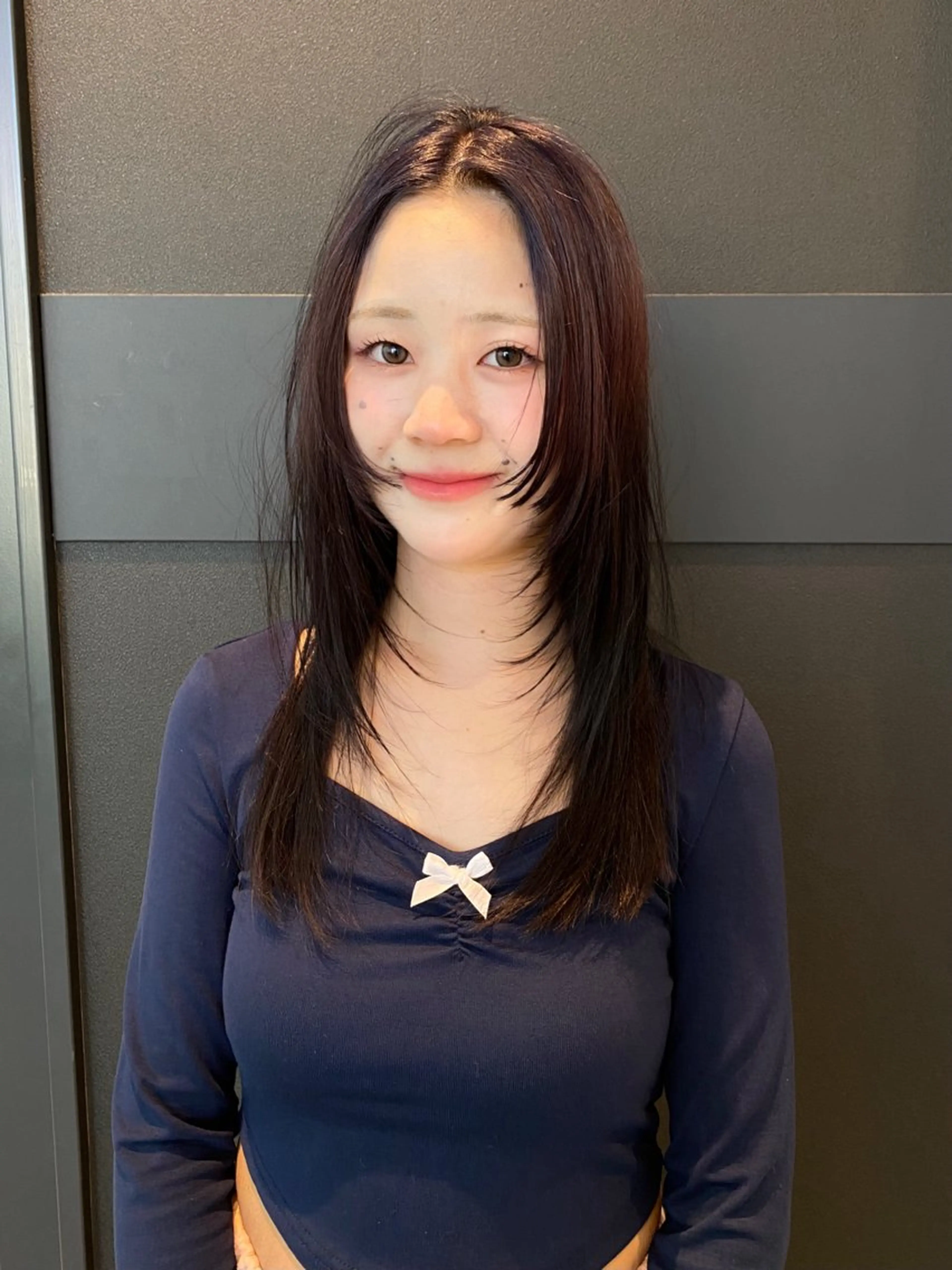 ロング カラー 姫カット カット ヘアカラー トリートメント mai / linoah˚✧のヘアスタイル