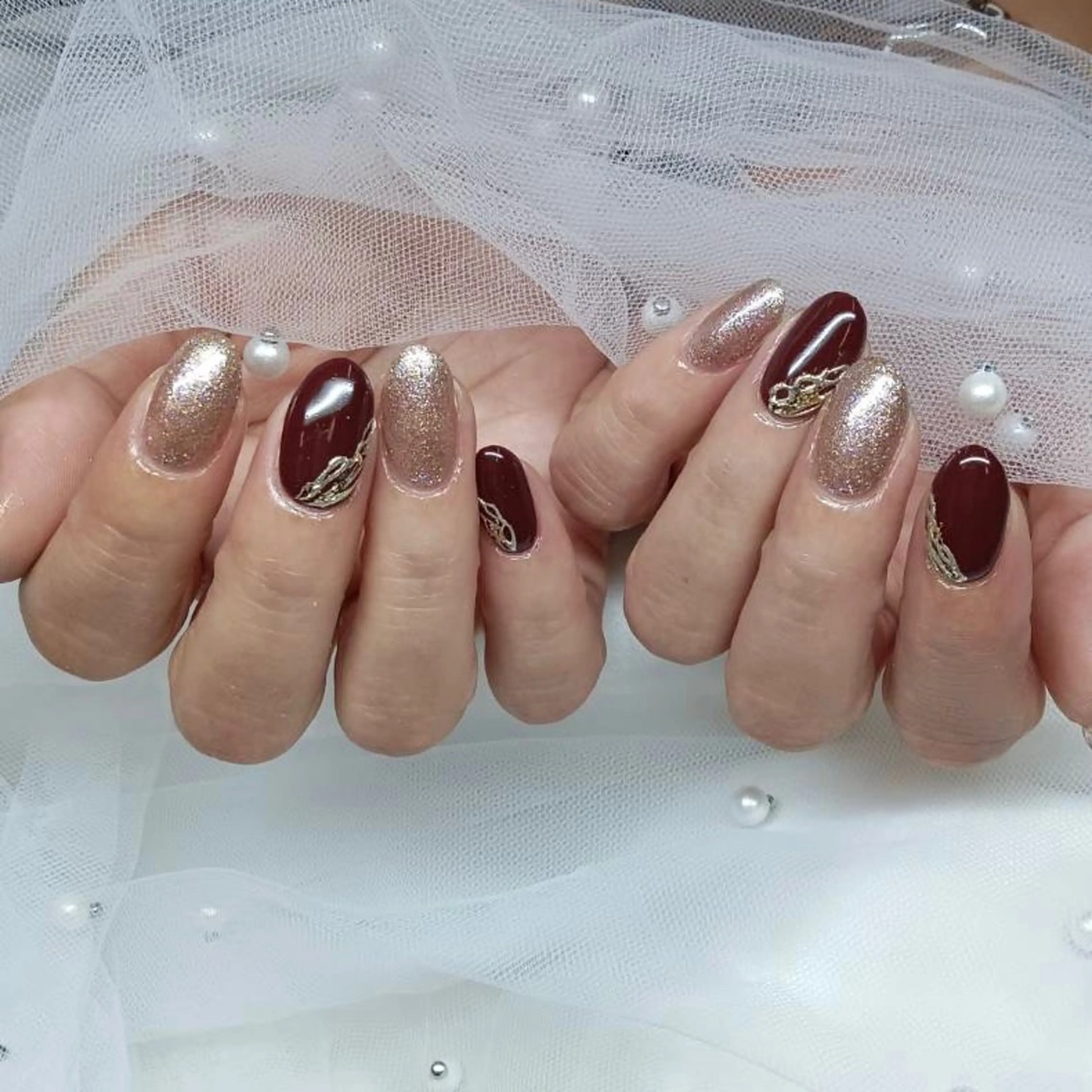 ネイル ハンドネイル 金井 奈々のネイルデザイン